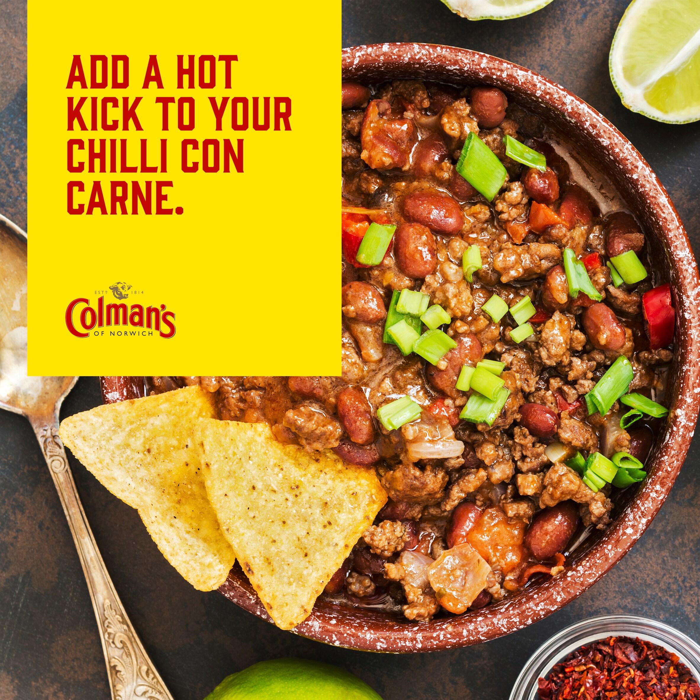 Colman's Hot Chilli Con Carne Recipe Mix 37g thumbnail 5