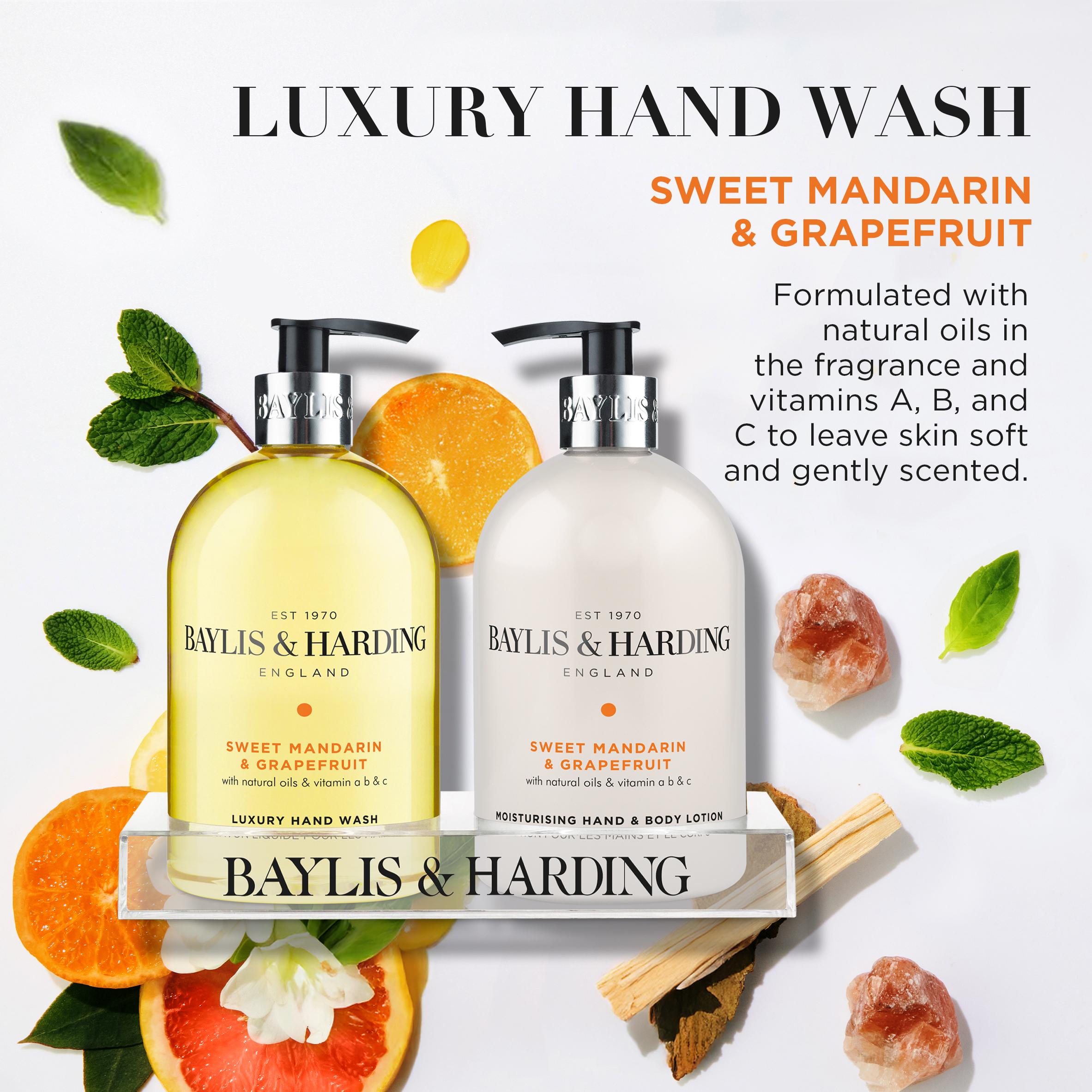 Baylis & Harding Handwash & Body Lotion Gift Set, Sweet Mandarin & Grapefruit x2 thumbnail 2