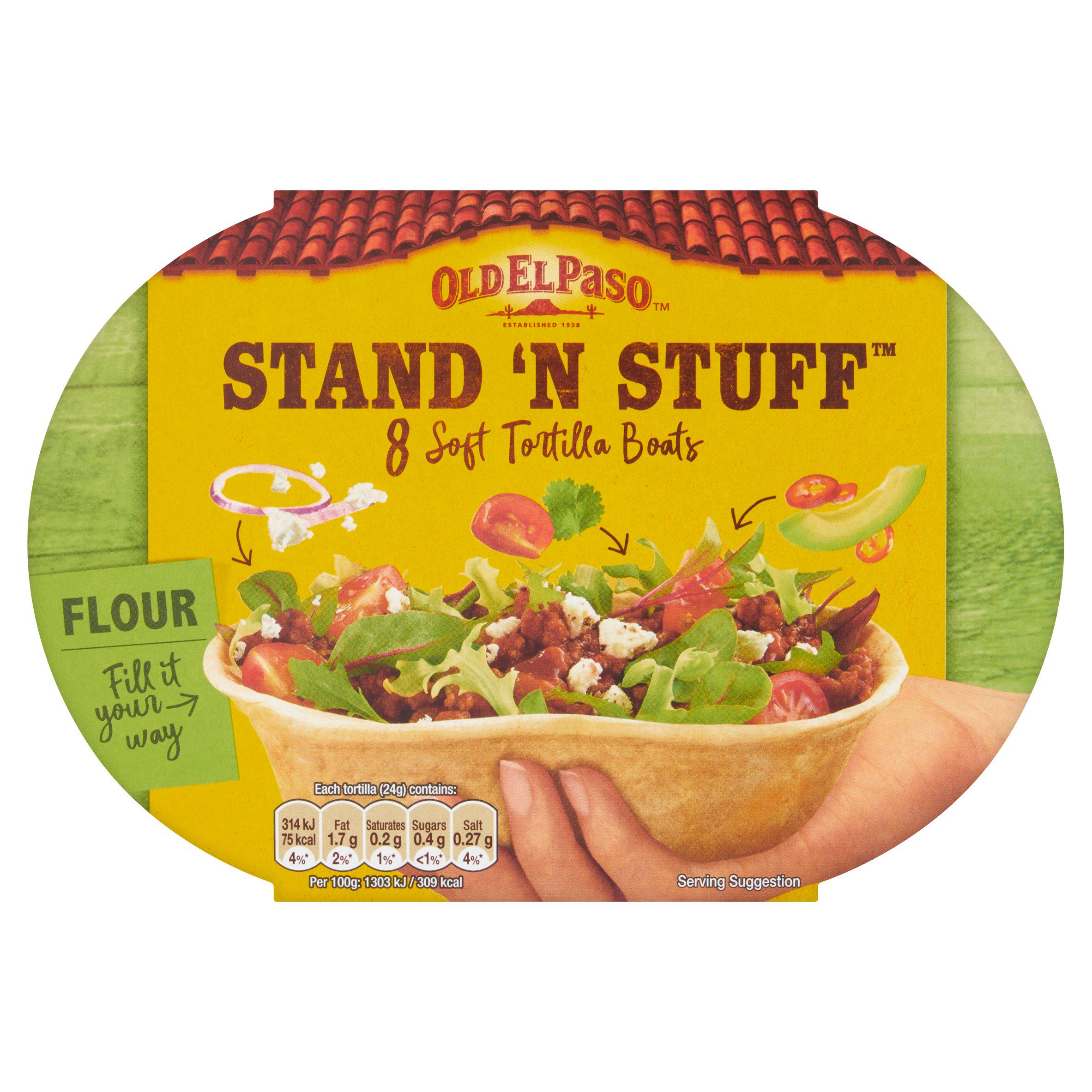 Old El Paso Stand 'N' Stuff Soft Flour Tortillas
