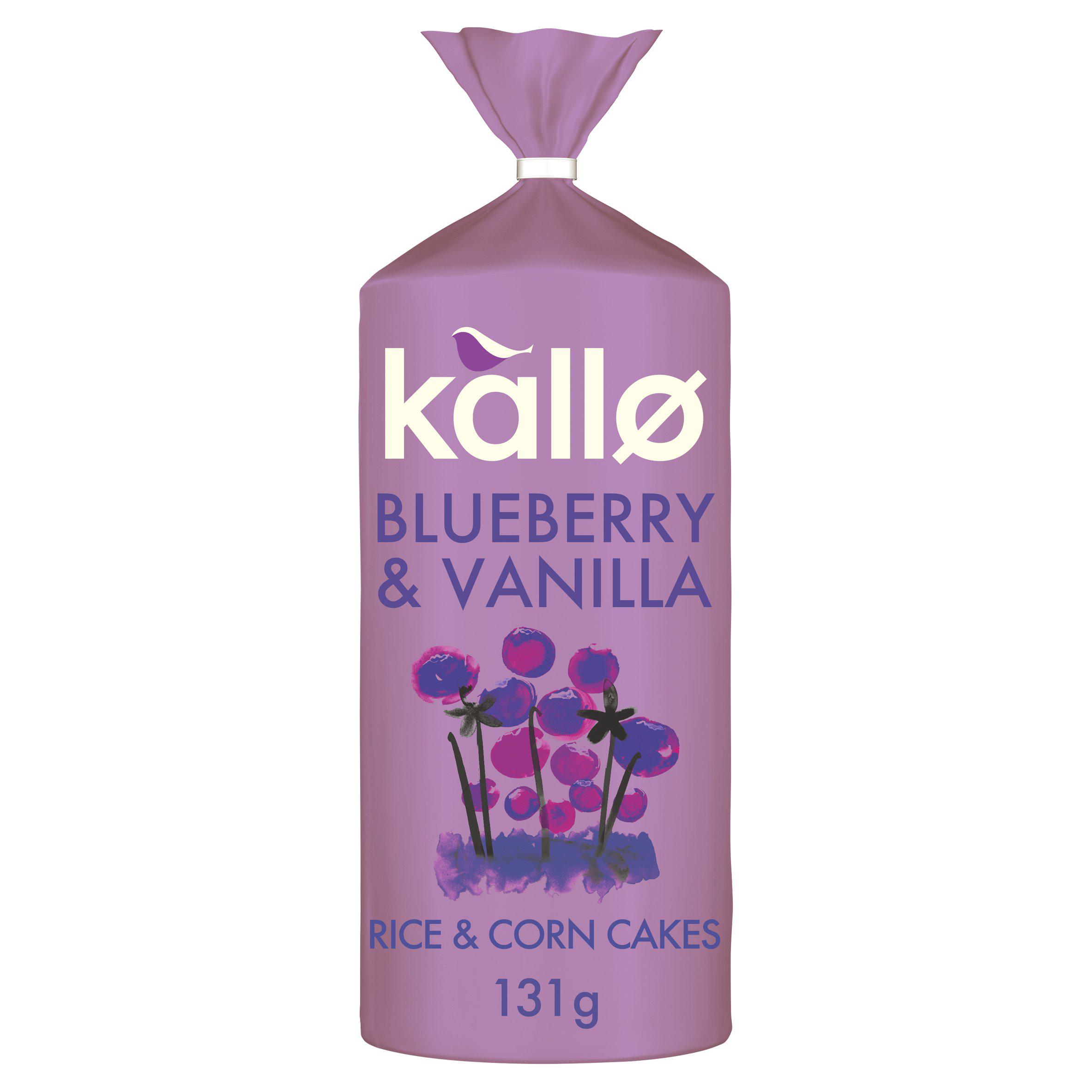 Kallo Blueberry & Vanilla Rice & Corn Cakes