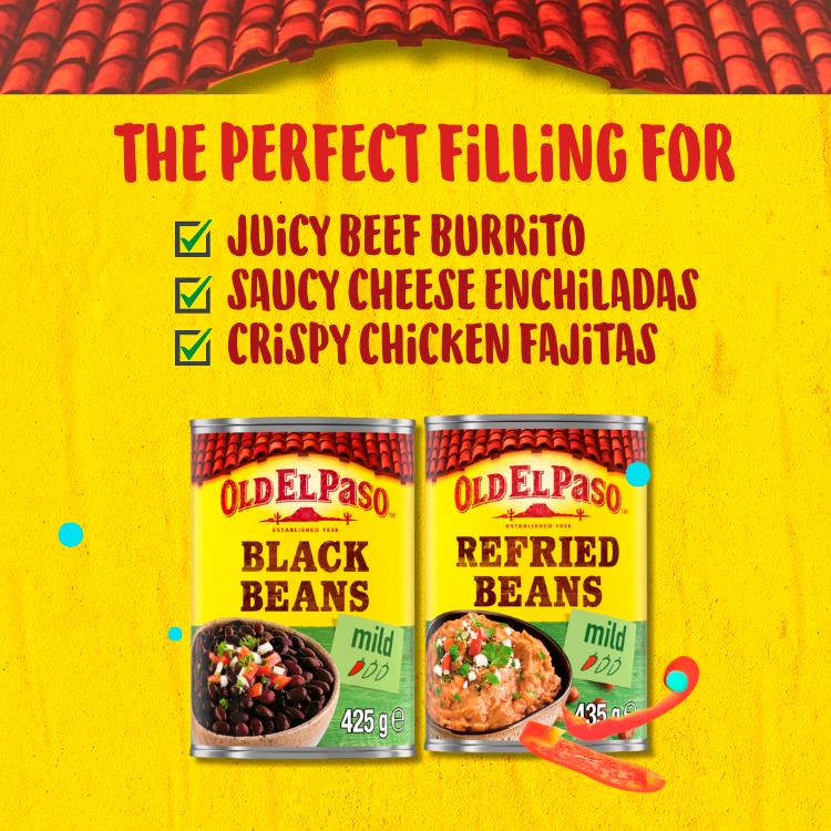 Old El Paso Mexican Black Beans 425g thumbnail 2