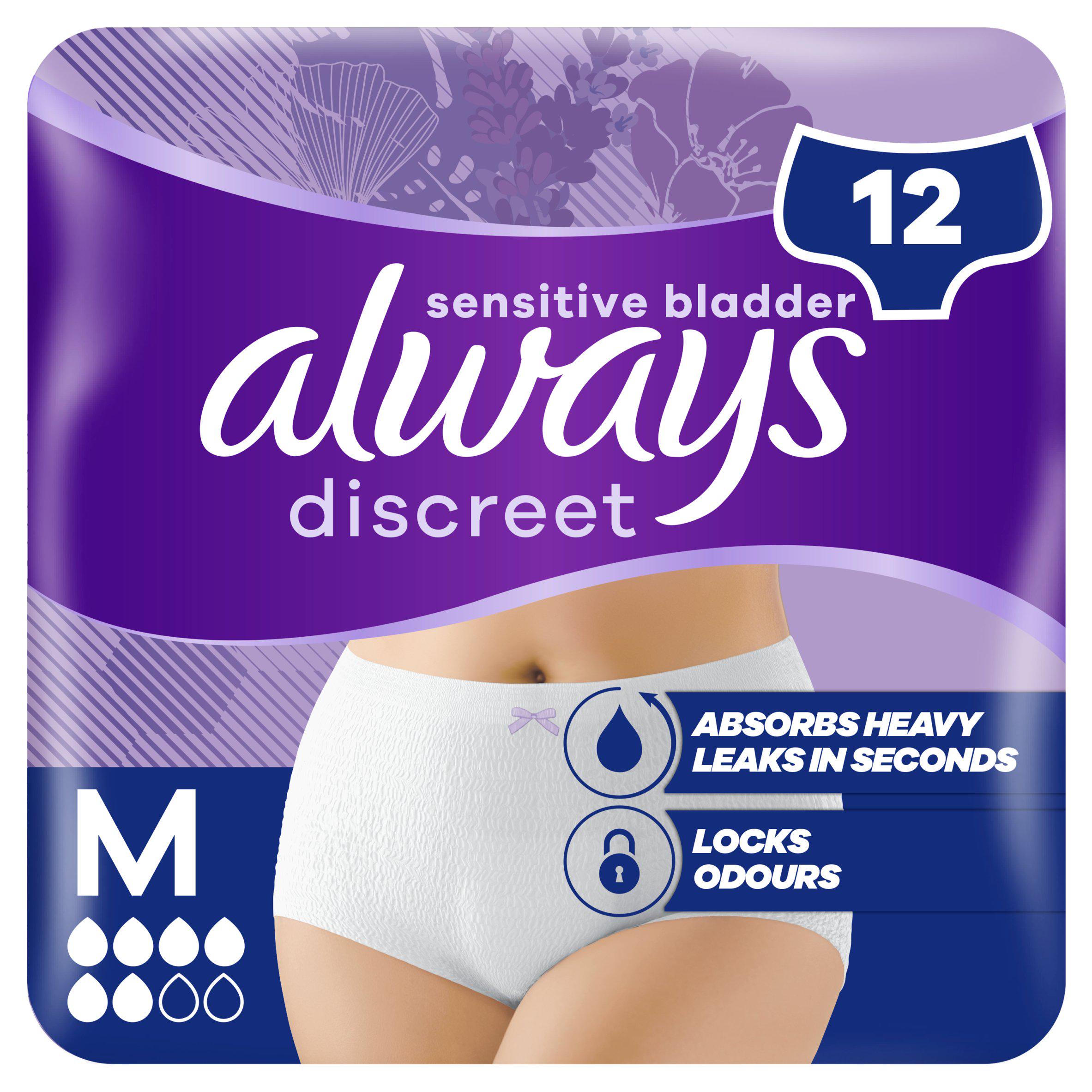 Always Discreet Incontinence Pants M
