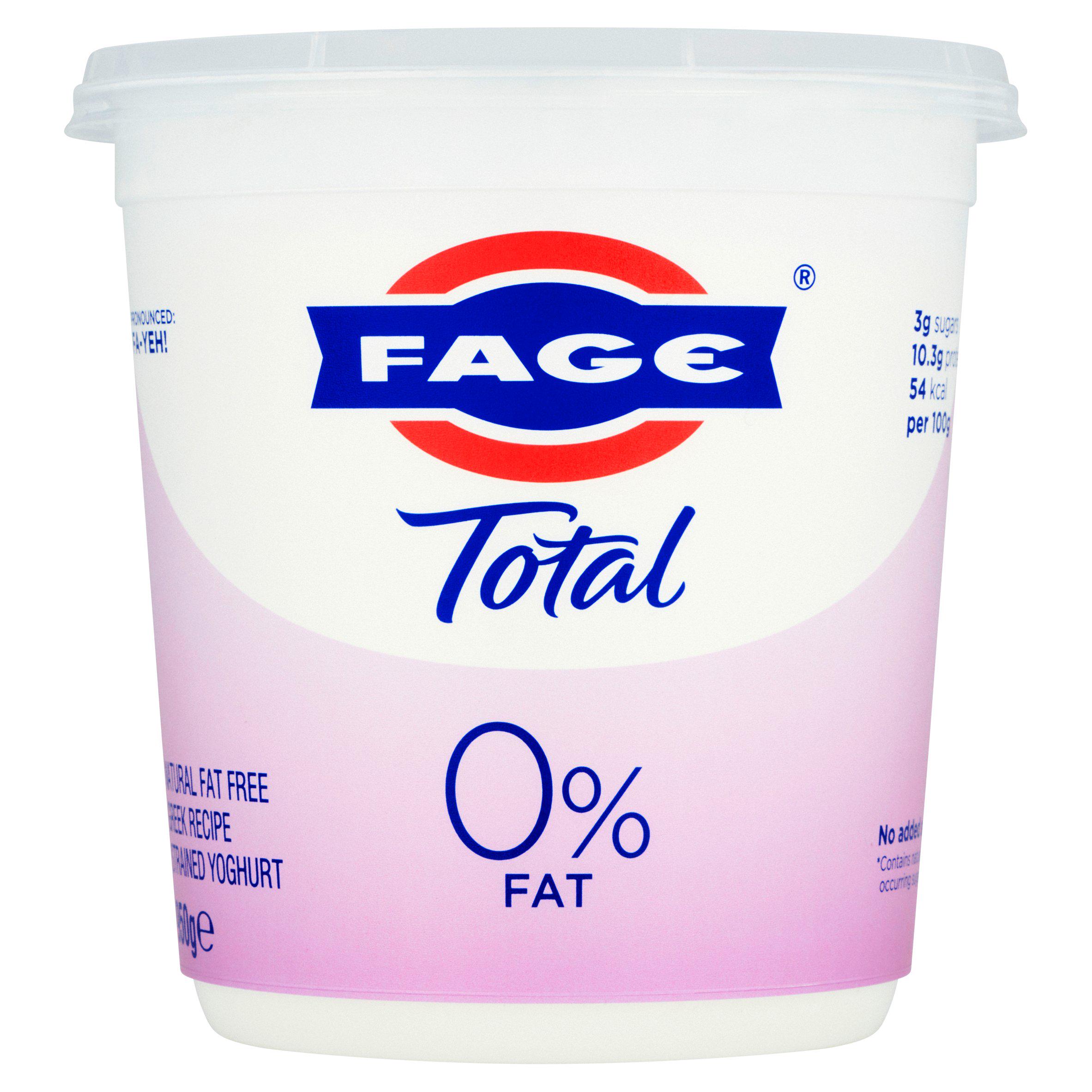 Total Fat Free Greek Recipe Natural Yogurt