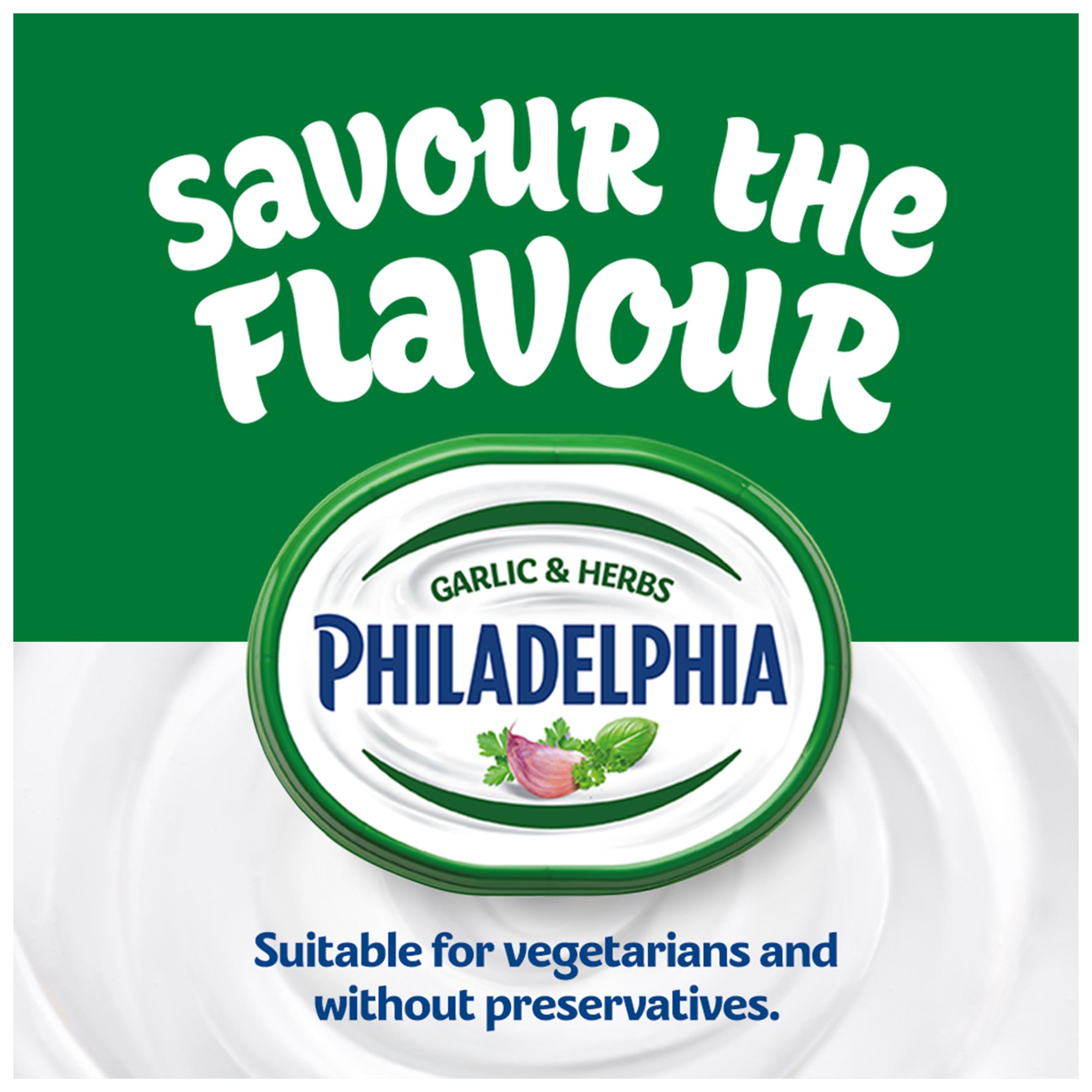 Philadelphia Garlic & Herbs Soft Cream Cheese 165g thumbnail 4