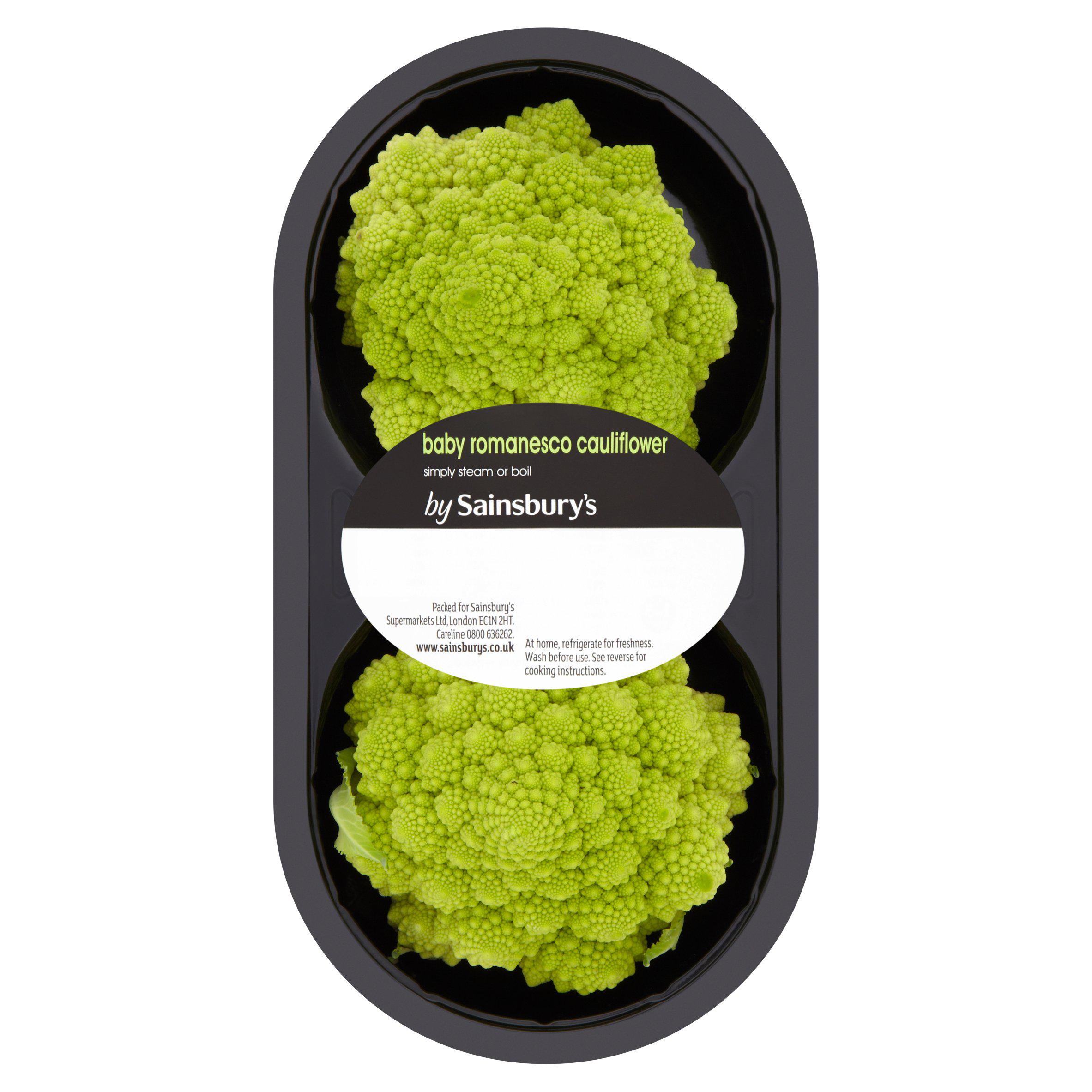 Sainsbury's Baby Romanesco Cauliflower x2