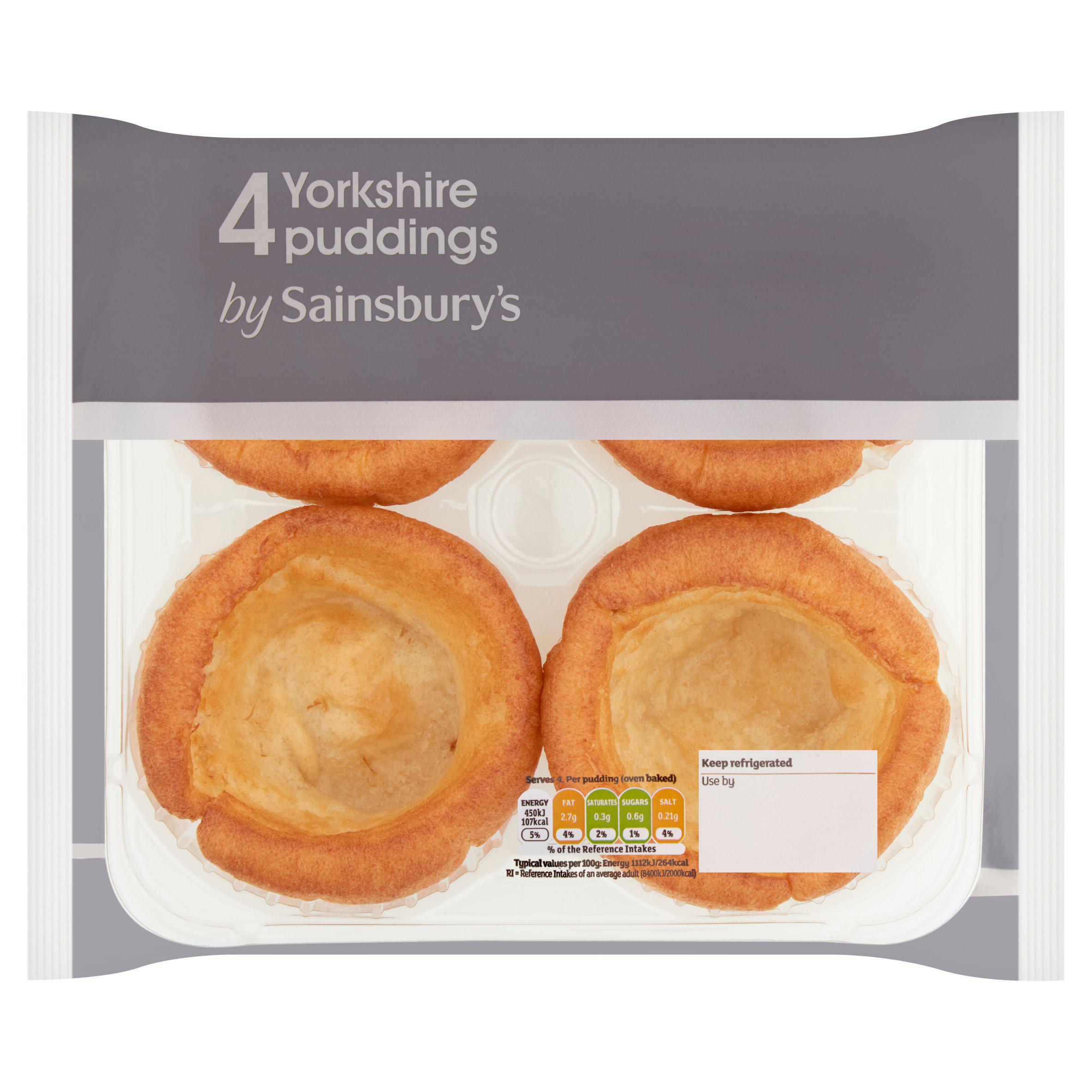 Sainsbury's Yorkshire Puddings x4 168g