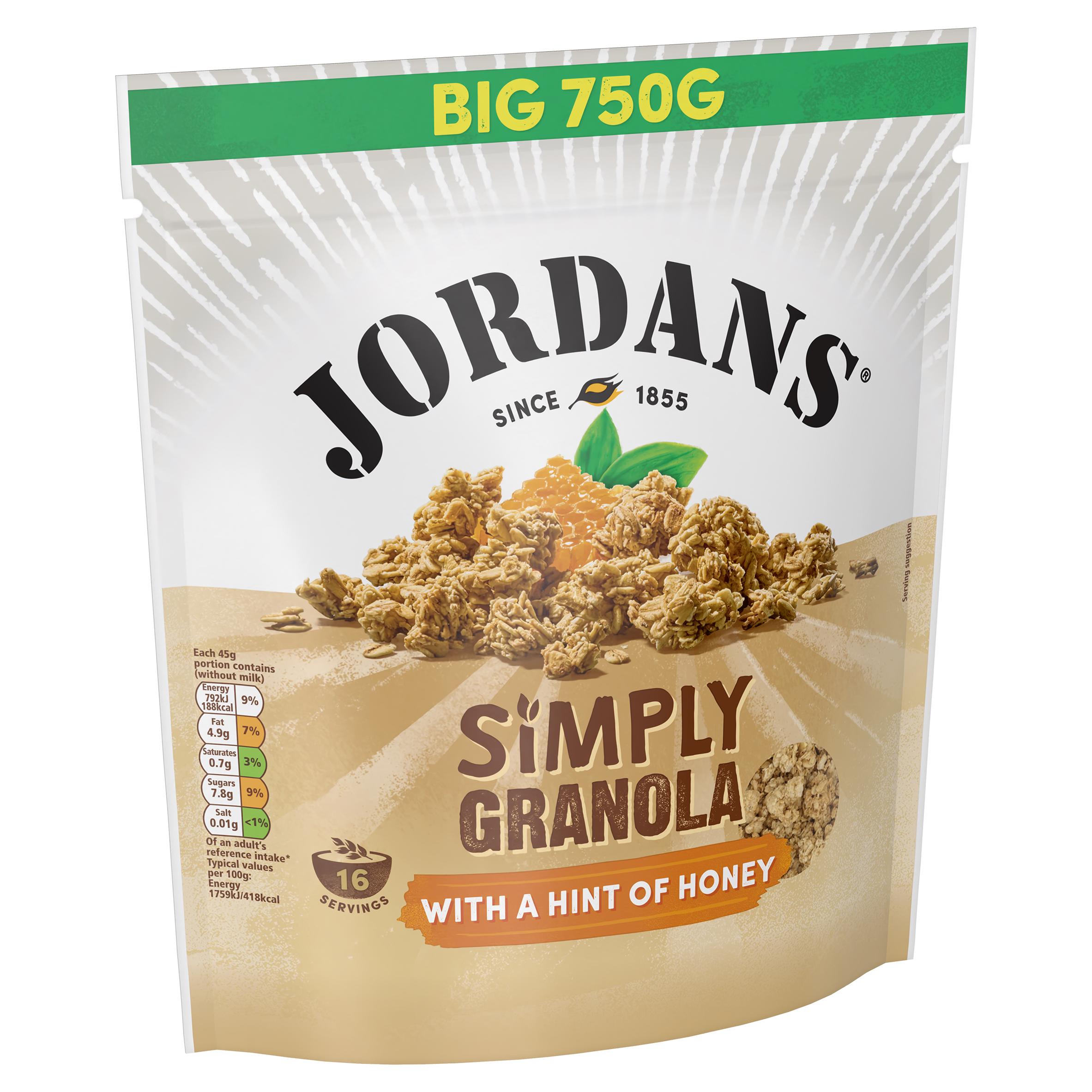 Jordans Simply Granola with a Hint of Honey Breakfast Cereal 750g thumbnail 6