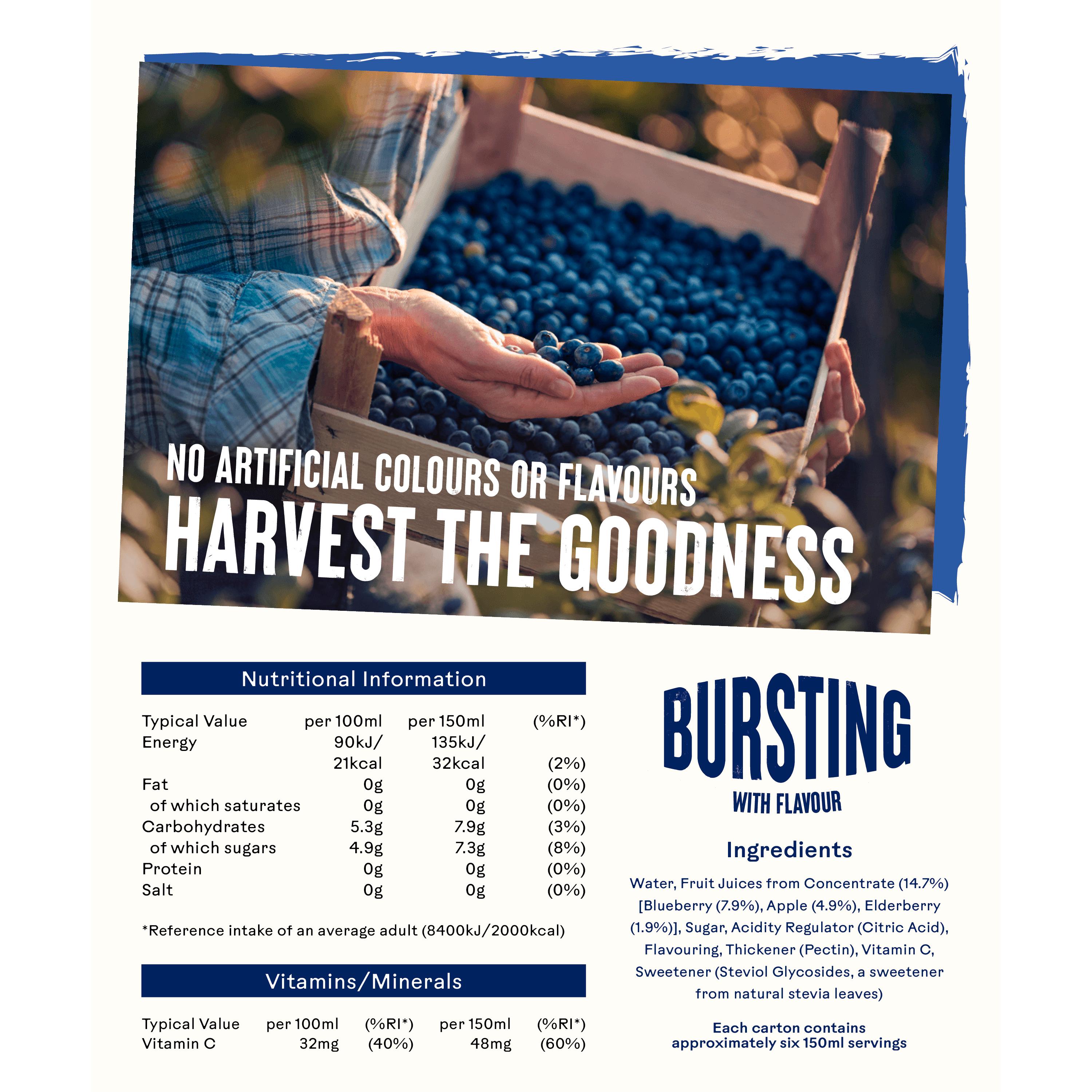 Ocean Spray Blueberry Drink 1L thumbnail 3