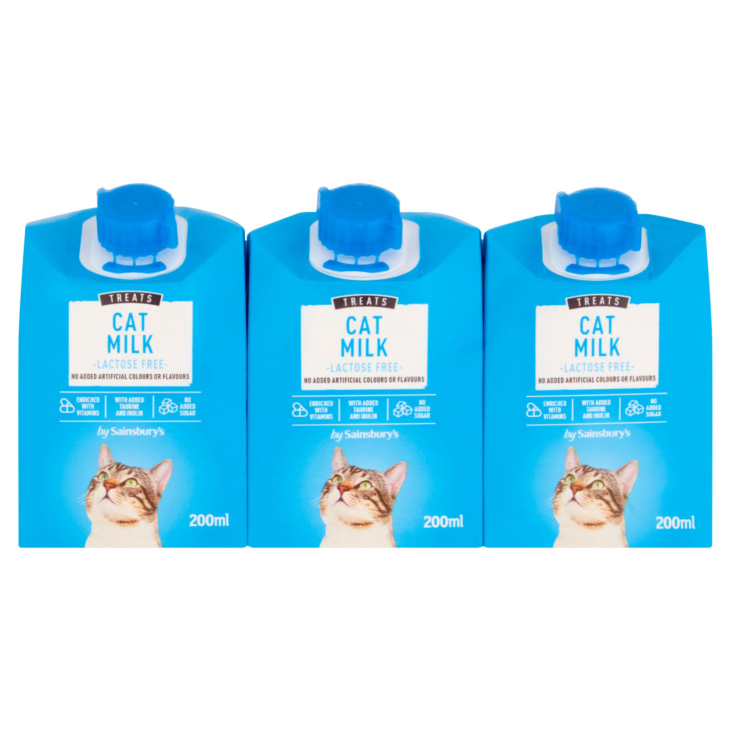 Sainsbury's Cat Milk 3x200ml