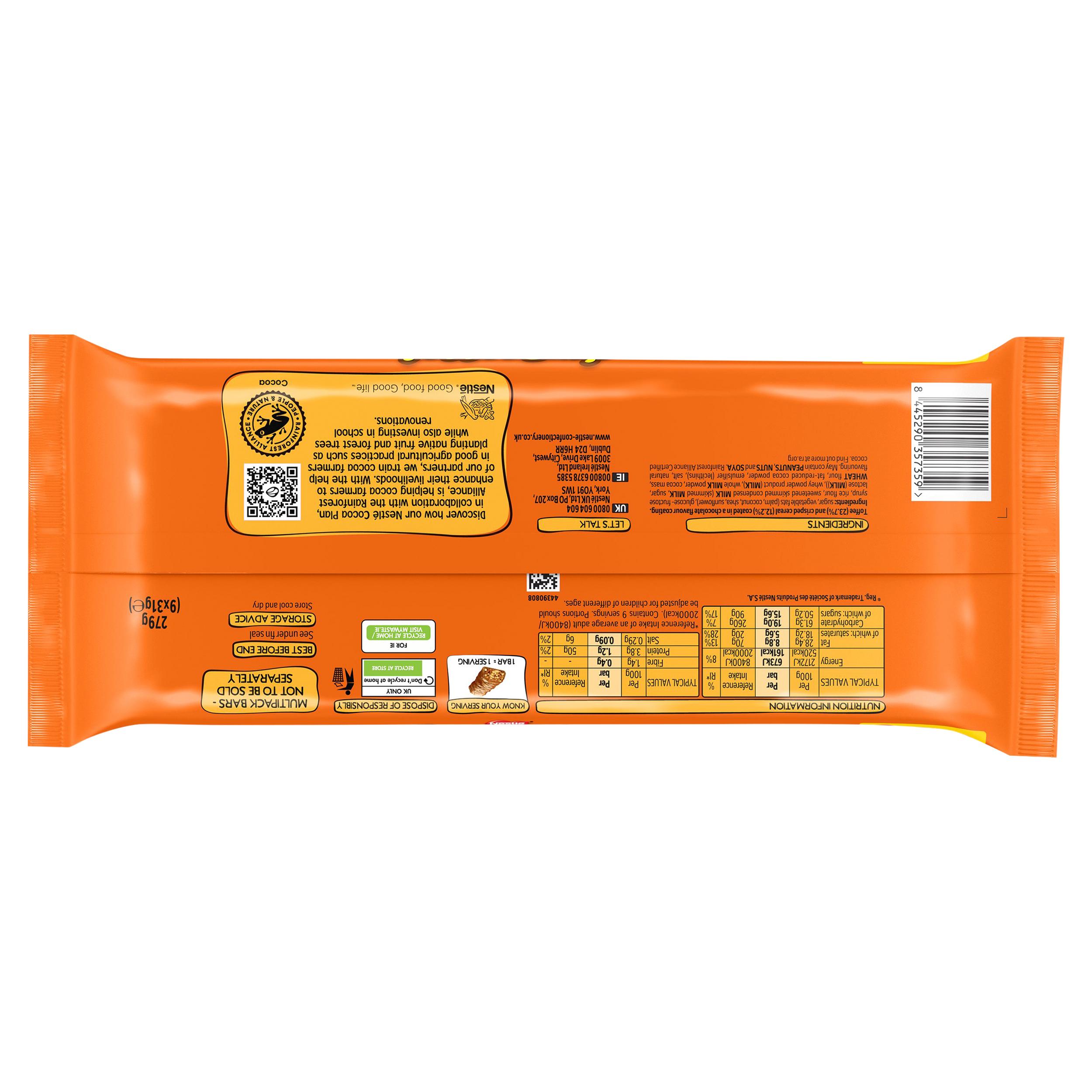 Toffee Crisp Biscuit Bar Multipack x9 279g thumbnail 3
