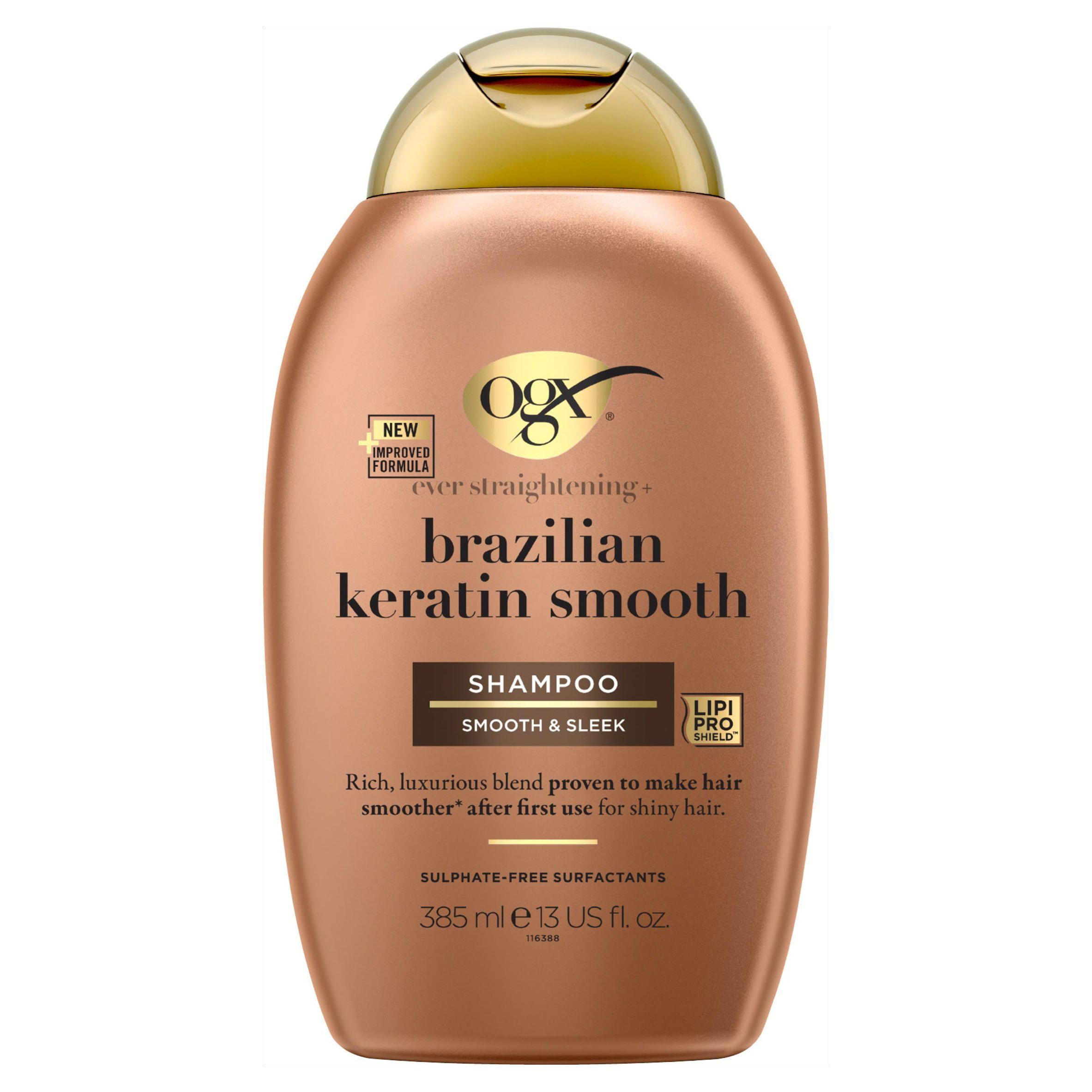 OGX Ever Straightening+ Brazilian Keratin Smooth pH Balanced Shampoo