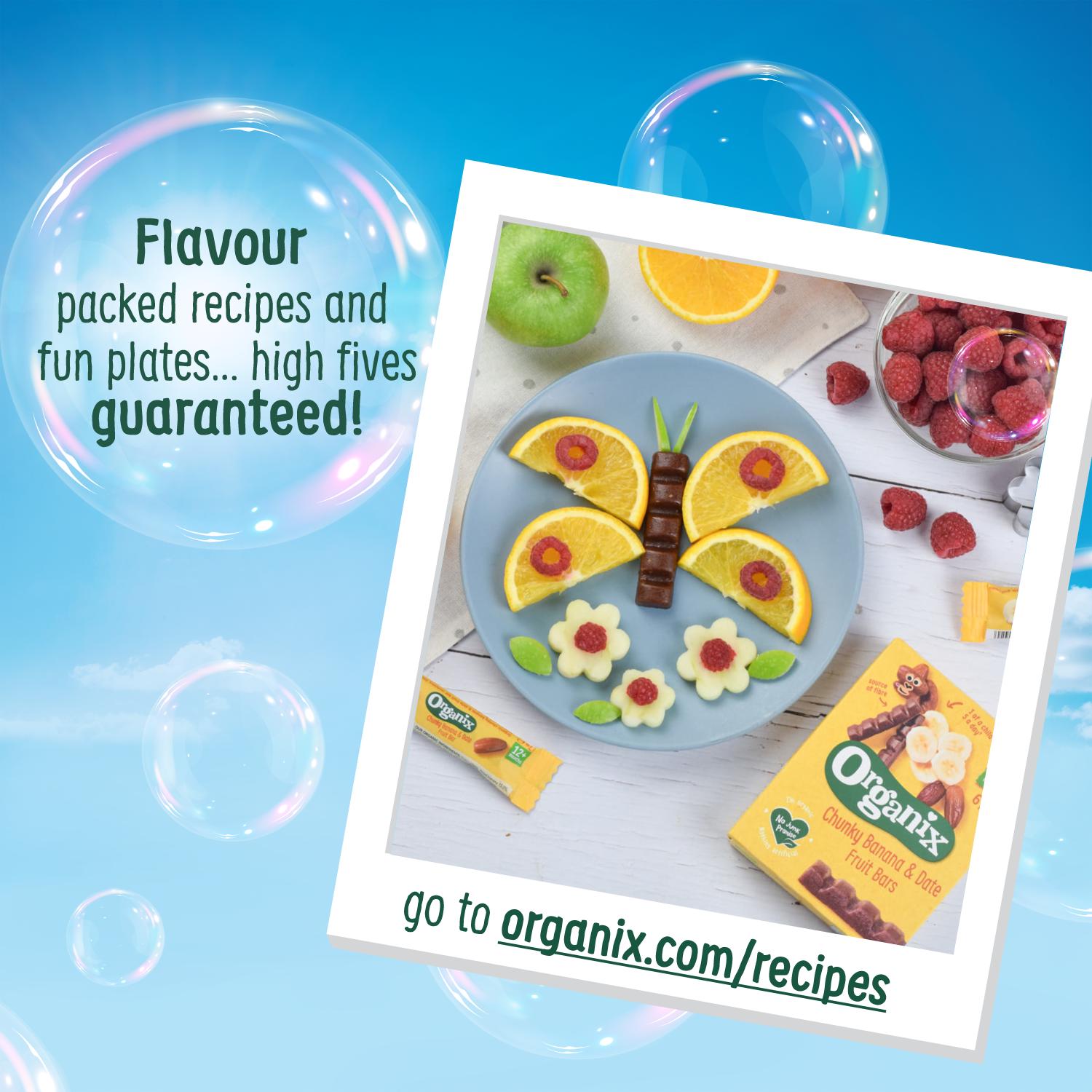 Organix Apple & Date Fruit Bars Toddler Snacks Multipack 12 months+ 6x17g thumbnail 5