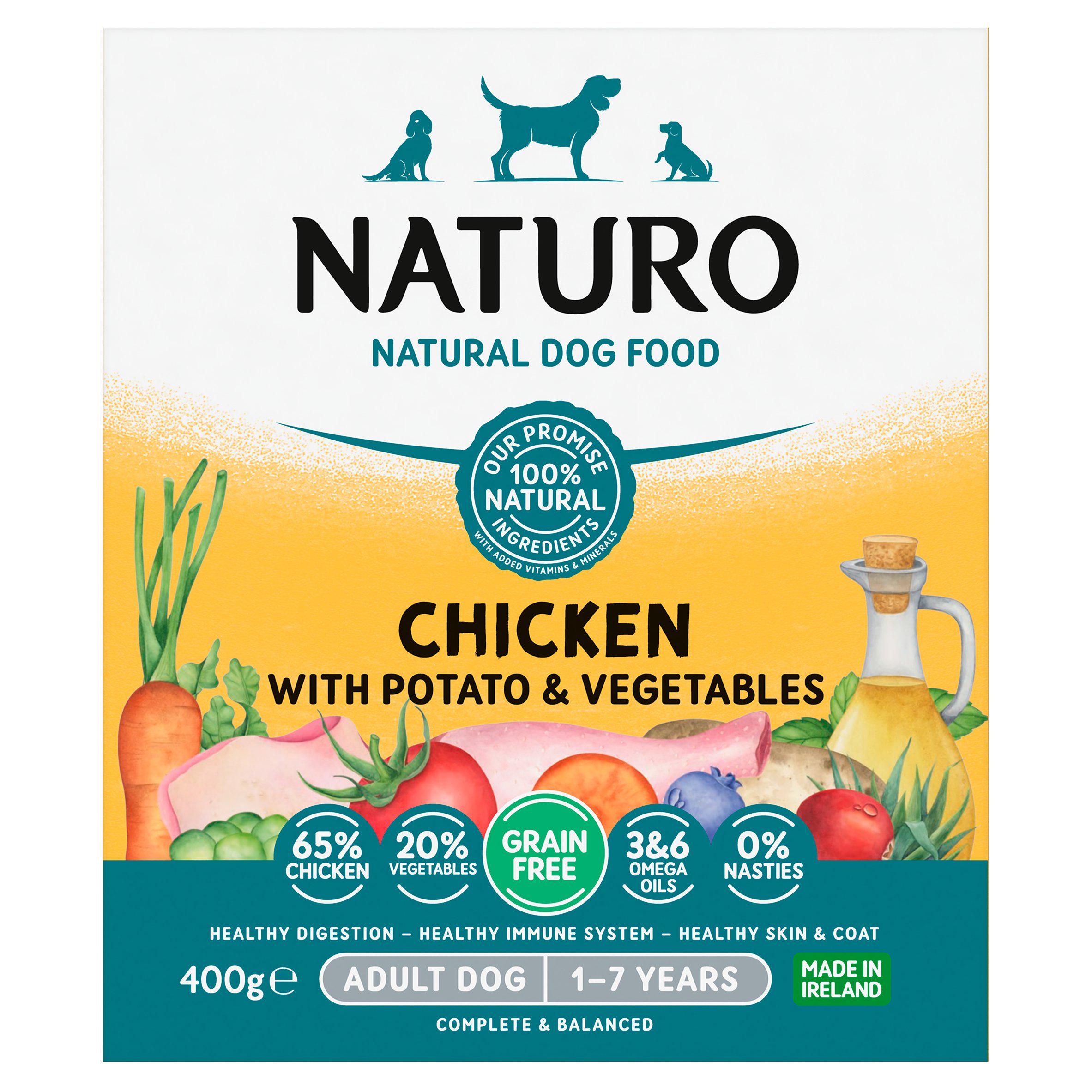 Naturo Adult Dog Food Grain Free Chicken 400g