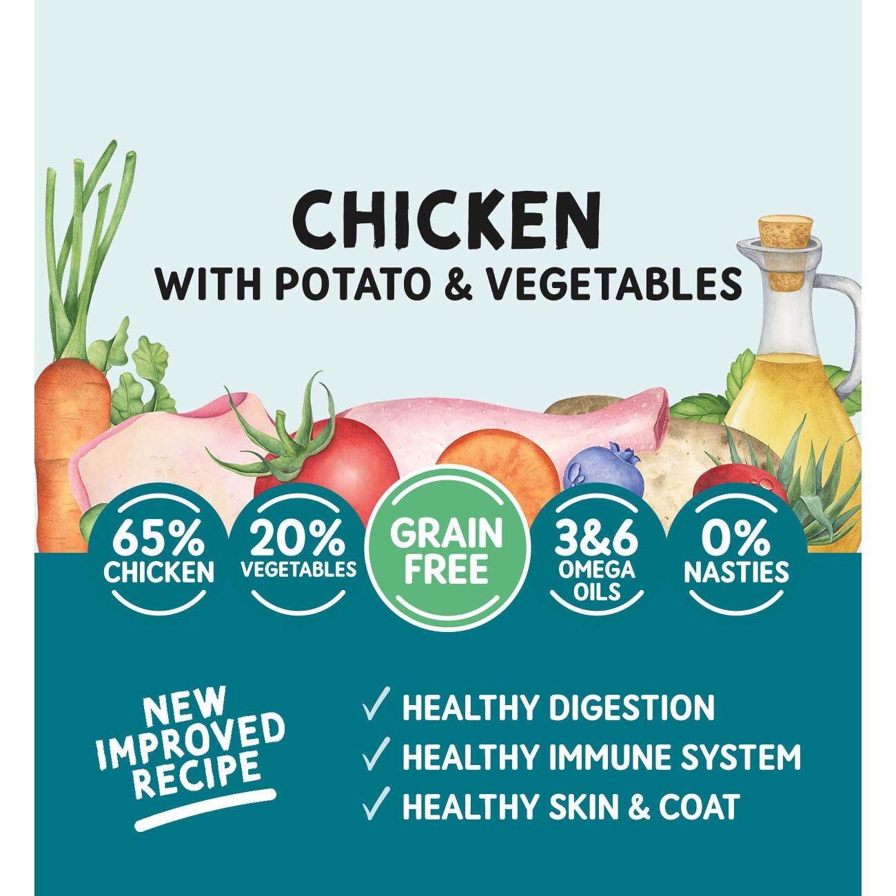 Naturo Adult Dog Food Grain Free Chicken 400g thumbnail 2