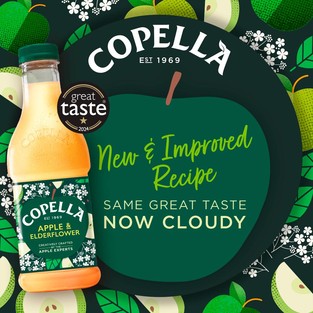 Copella Apple & Elderflower Fruit Juice 900ml thumbnail 2