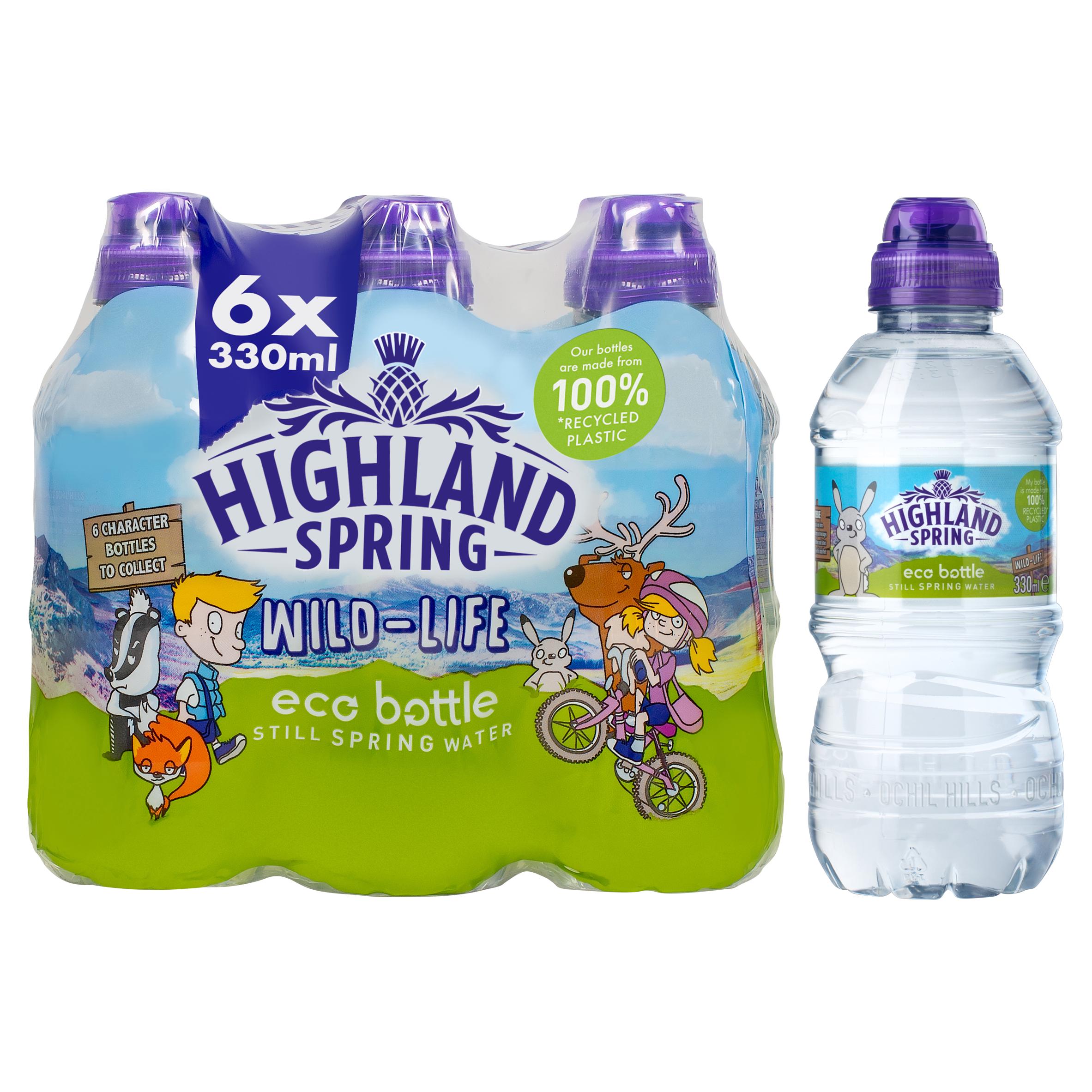 Highland Spring Still Water Sports Cap 6x330ml thumbnail 2