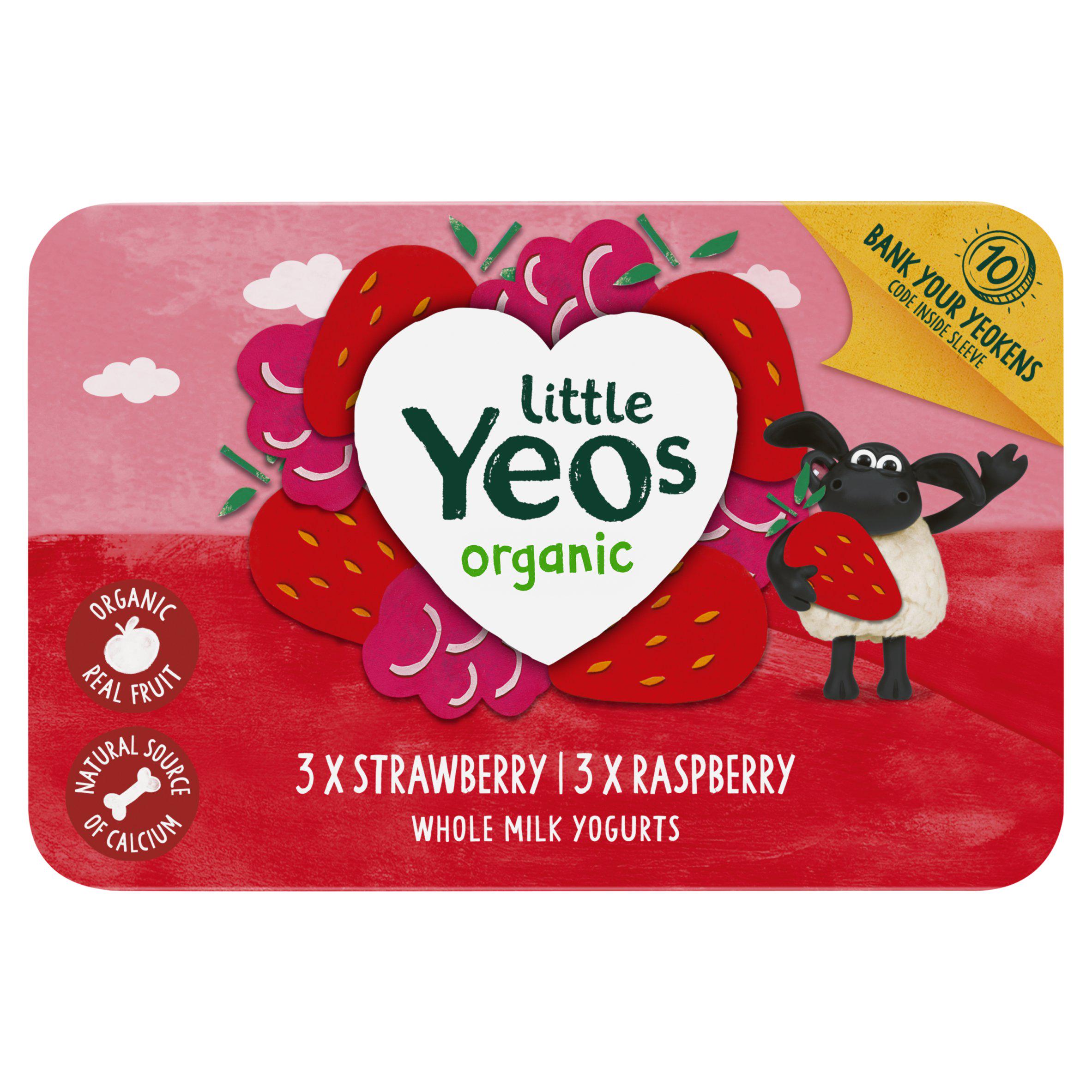 Yeo Valley Little Yeos Organic Fromage Frais Strawberry & Raspberry