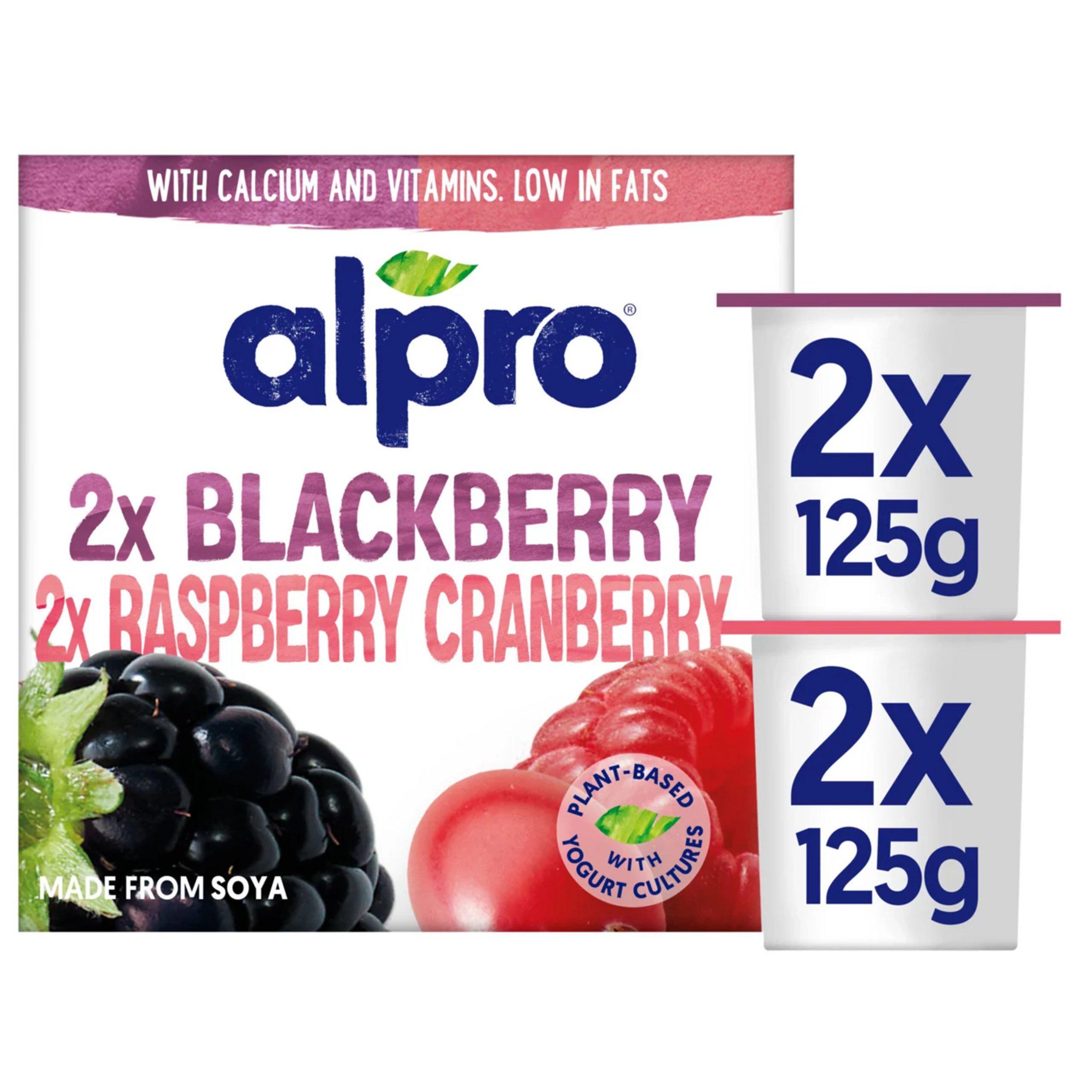 Alpro Raspberry-Cranberry & Blackberry Yoghurt Alternative