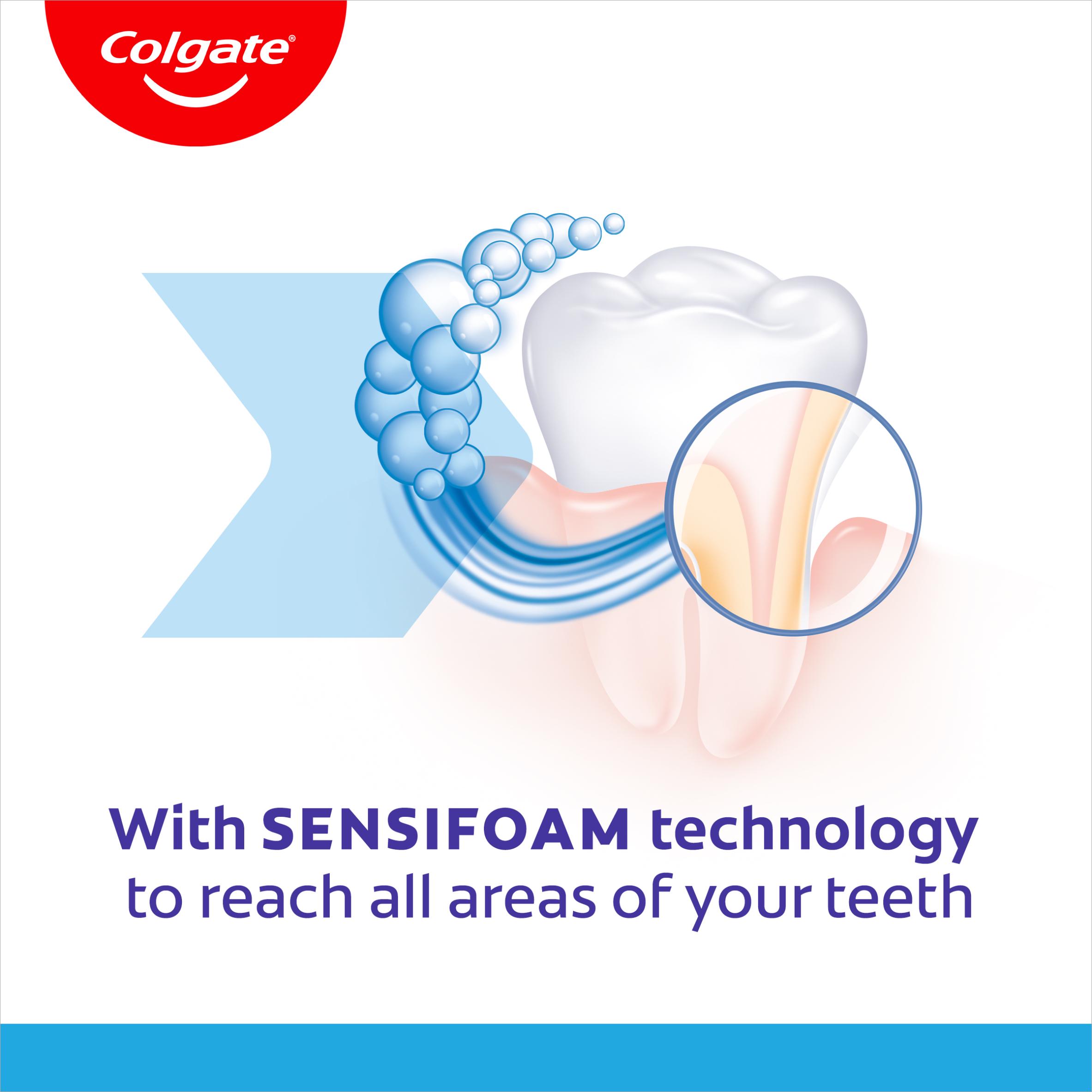 Colgate Sensitive with Sensifoam Whitening Toothpaste 75ml thumbnail 3