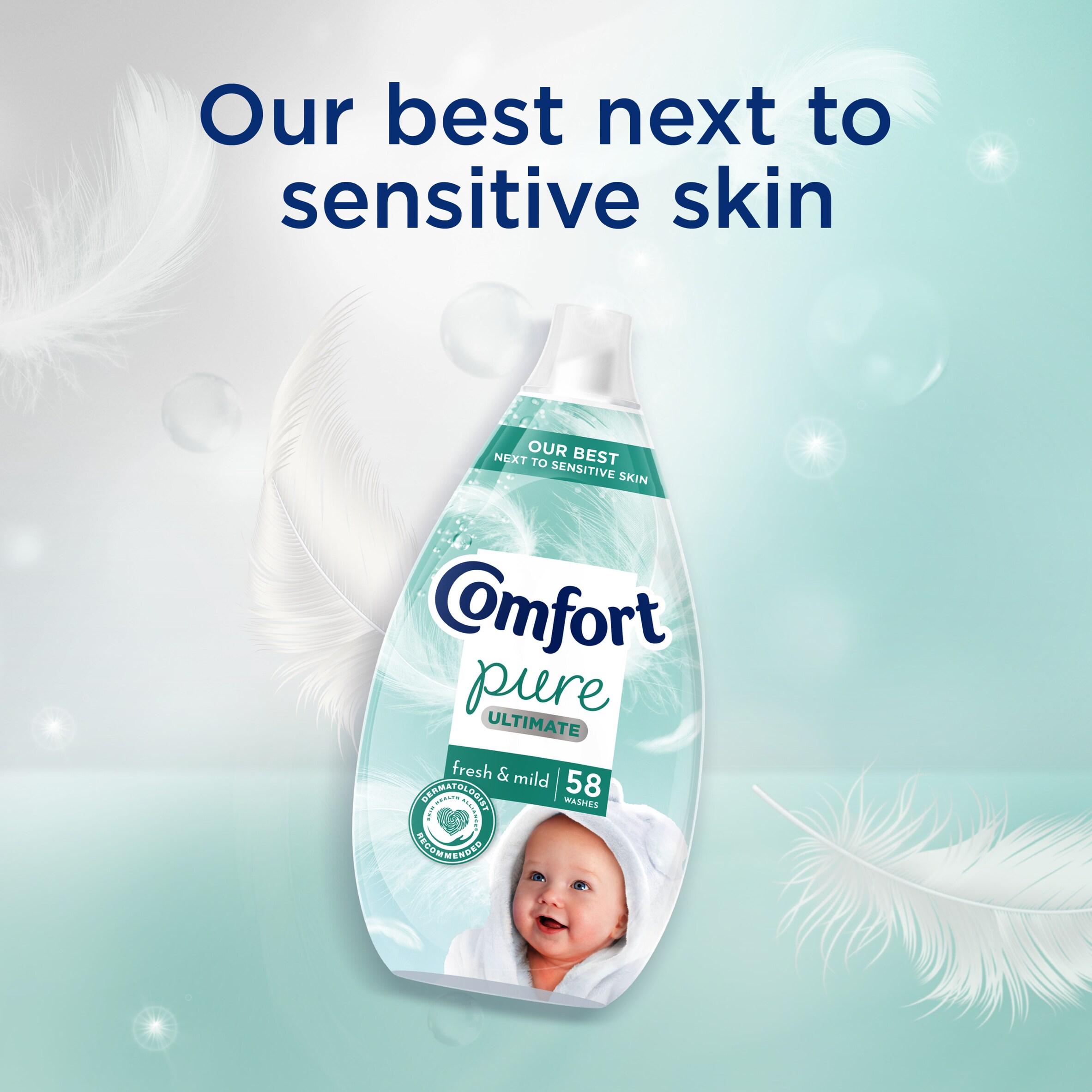 Comfort Fabric Conditioner Pure Ultra Concentrated 58 Washes 870ml thumbnail 3