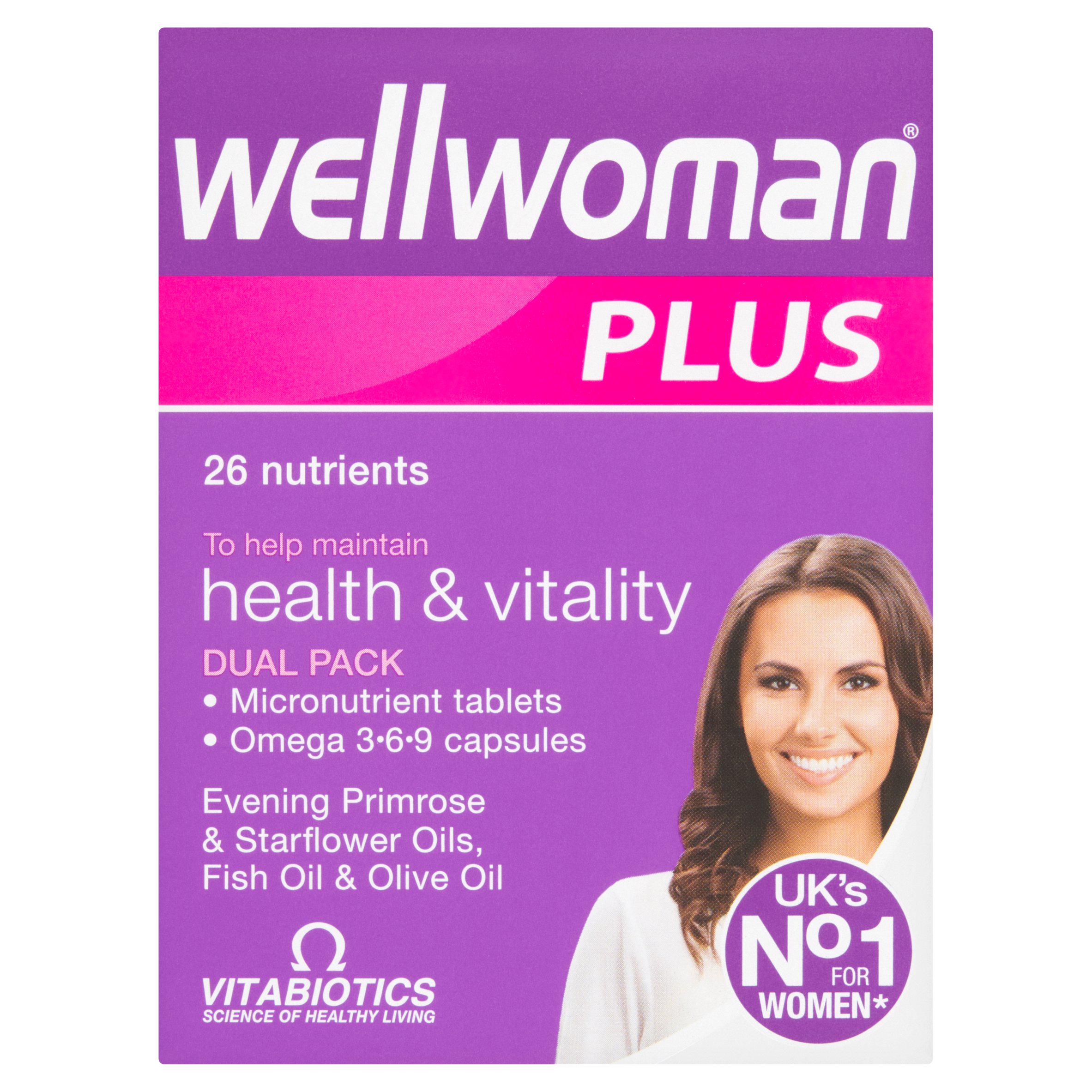 Vitabiotics Wellwoman Plus Health & Vitality Tablets