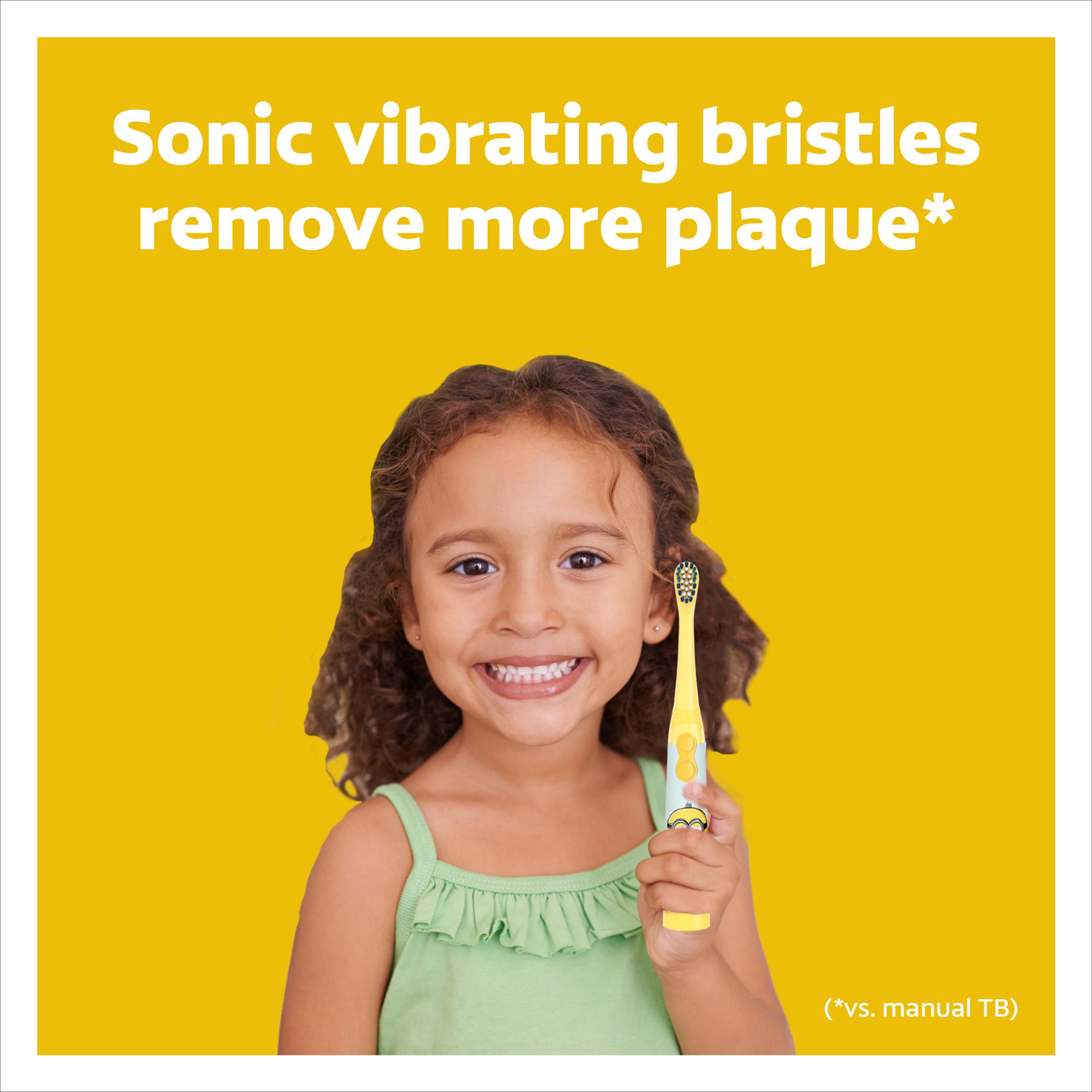 Colgate 360 Sonic Kids 3+ Years Minion Extra Soft Battery Powered Toothbrush thumbnail 4