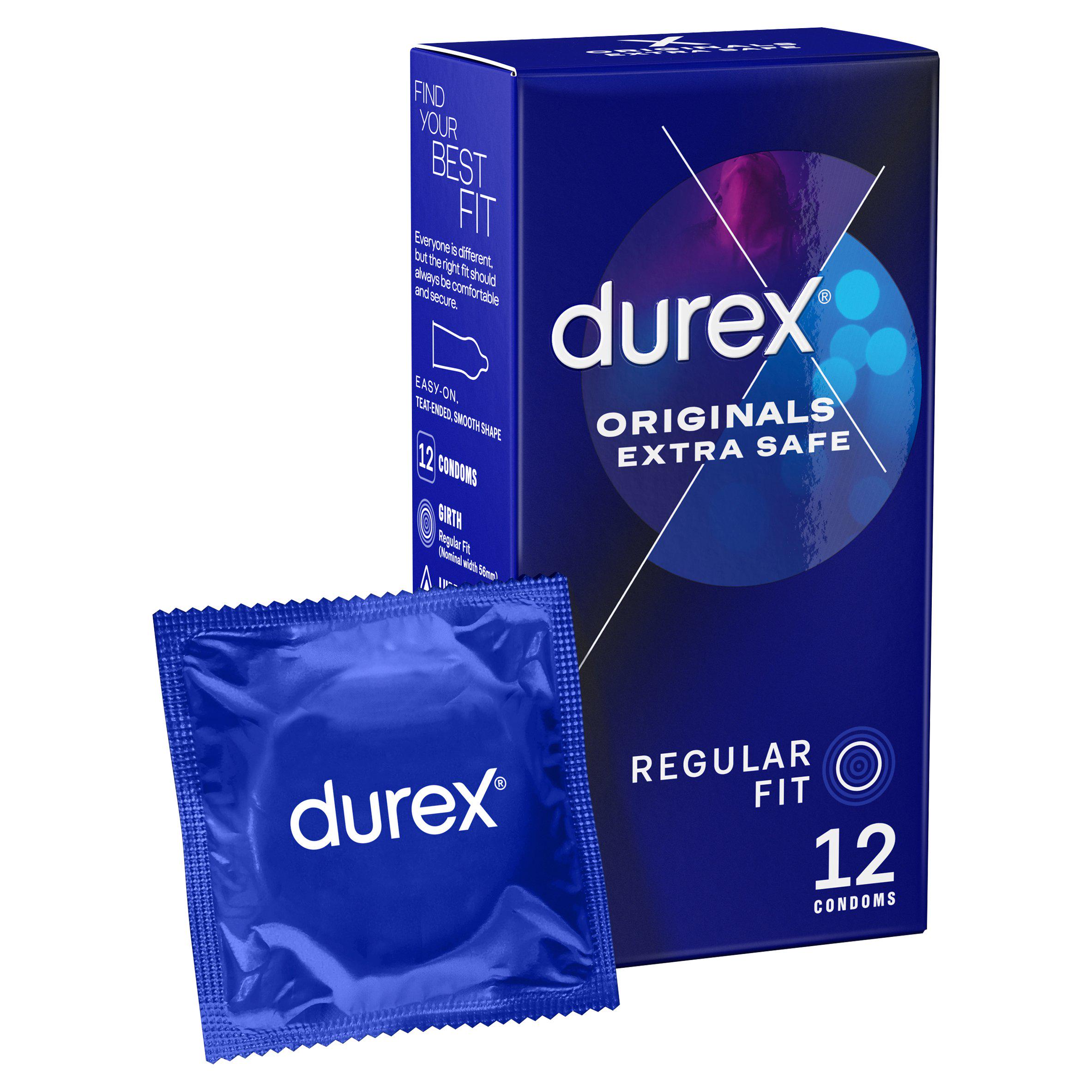 Durex Originals Extra Safe Condoms Regular Fit