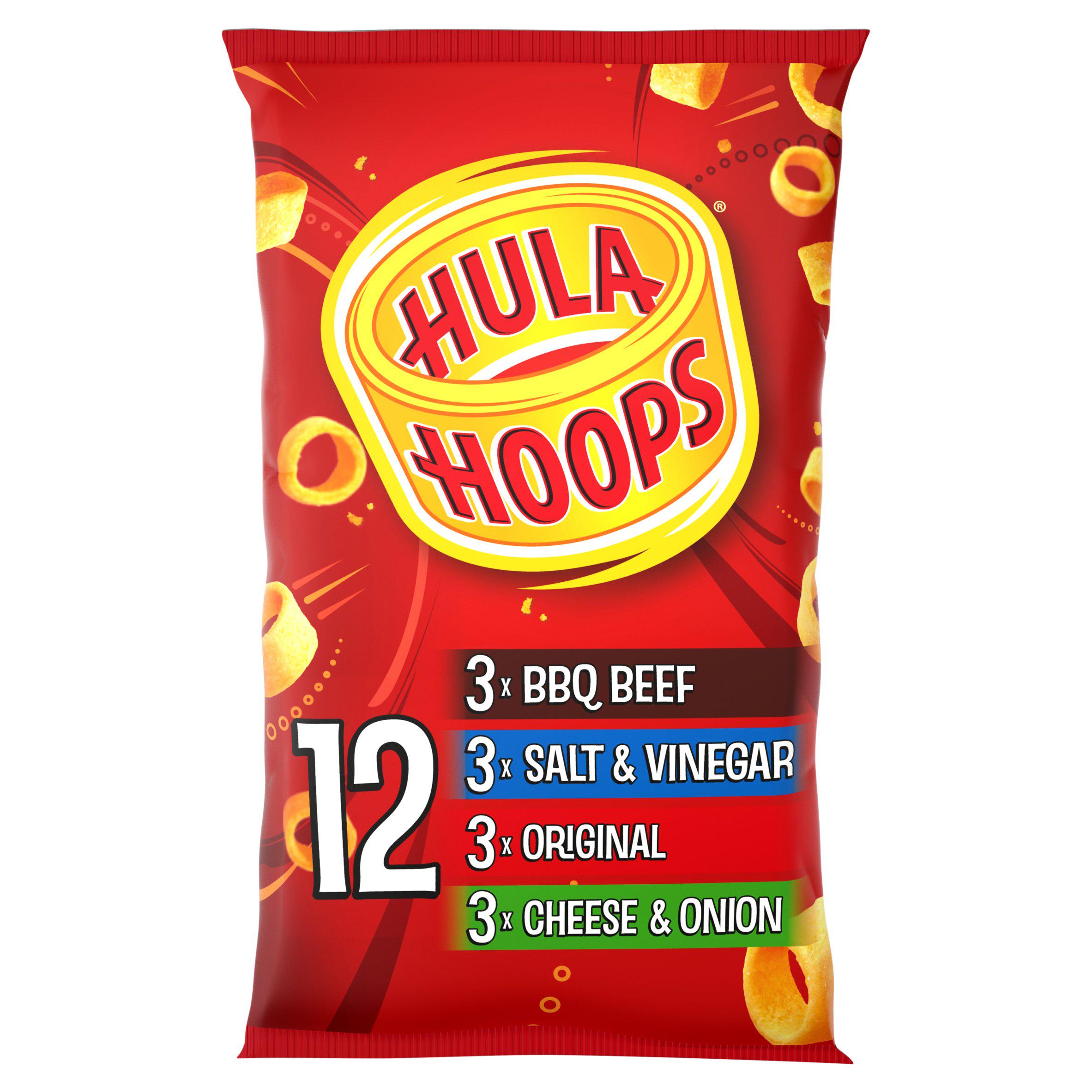 Hula Hoops Variety Crisps 12x24g