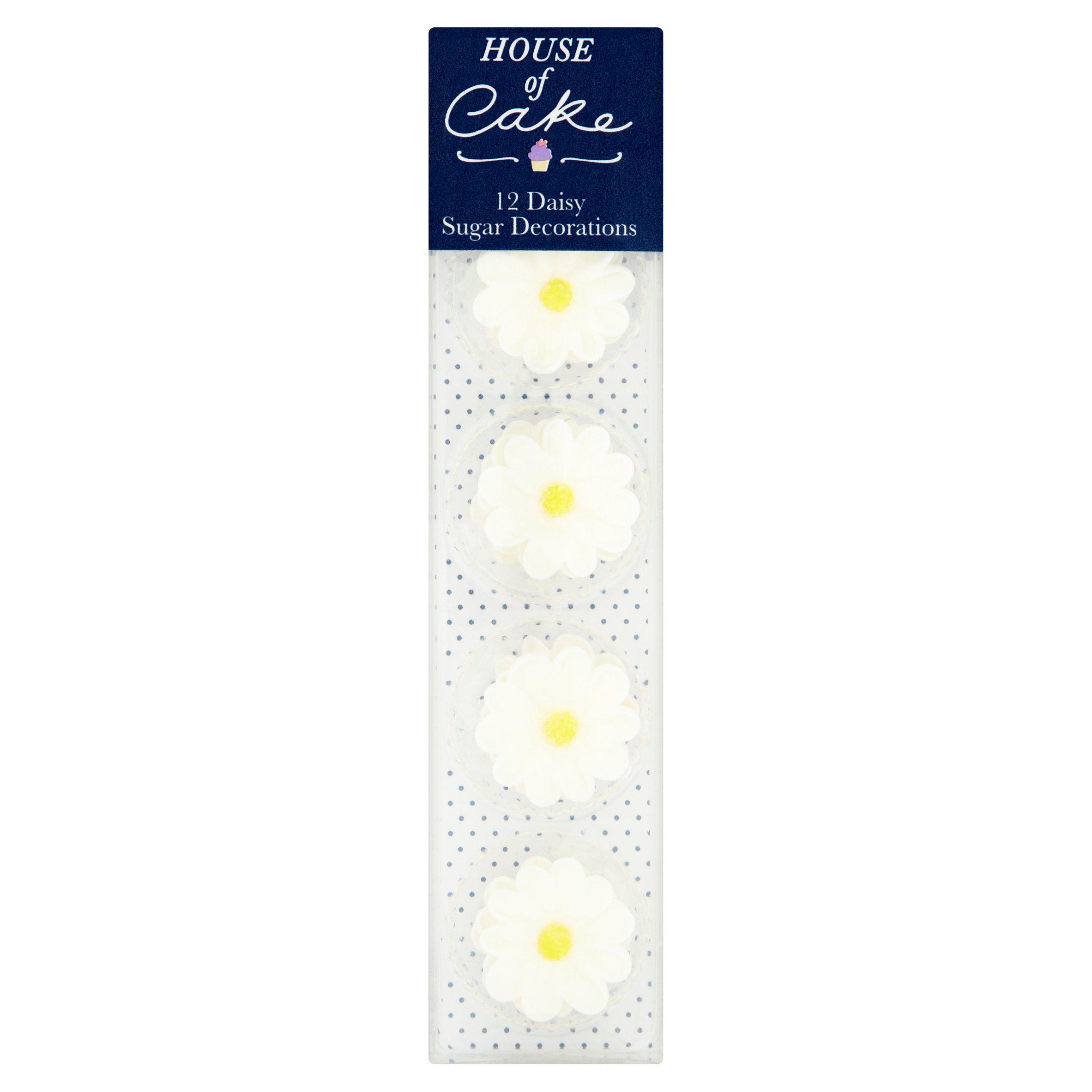 House of Cake Daisies Sugar Piping x12