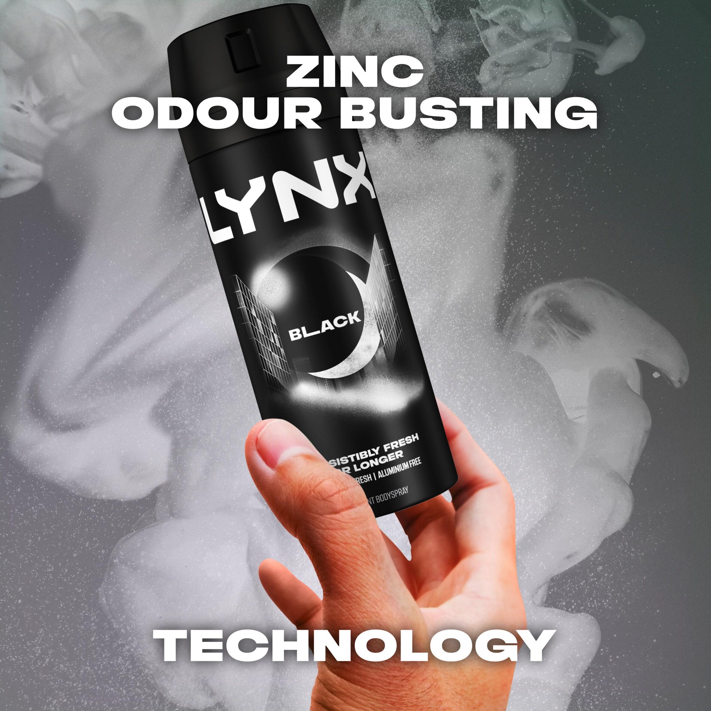 Lynx Black 48h Deodorant Body Spray for Men 150ml thumbnail 3