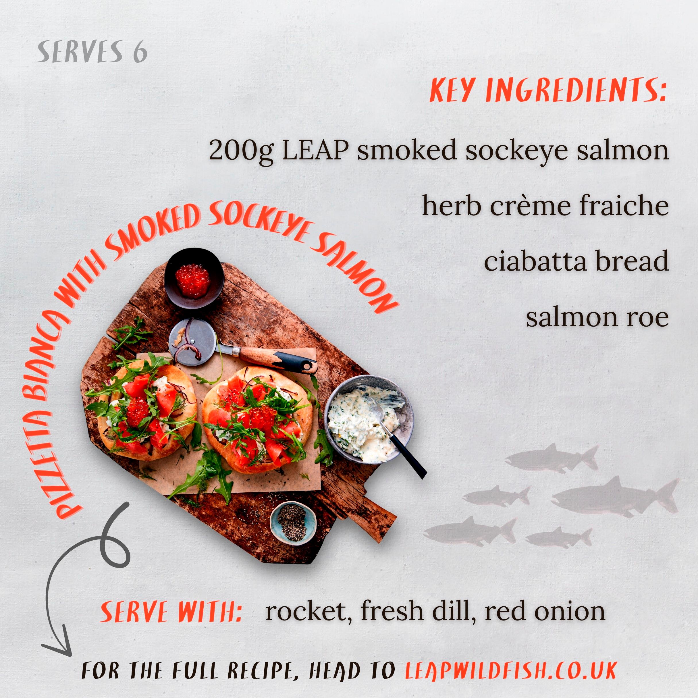 Leap Wild MSC Sockeye Smoked Salmon 100g thumbnail 5