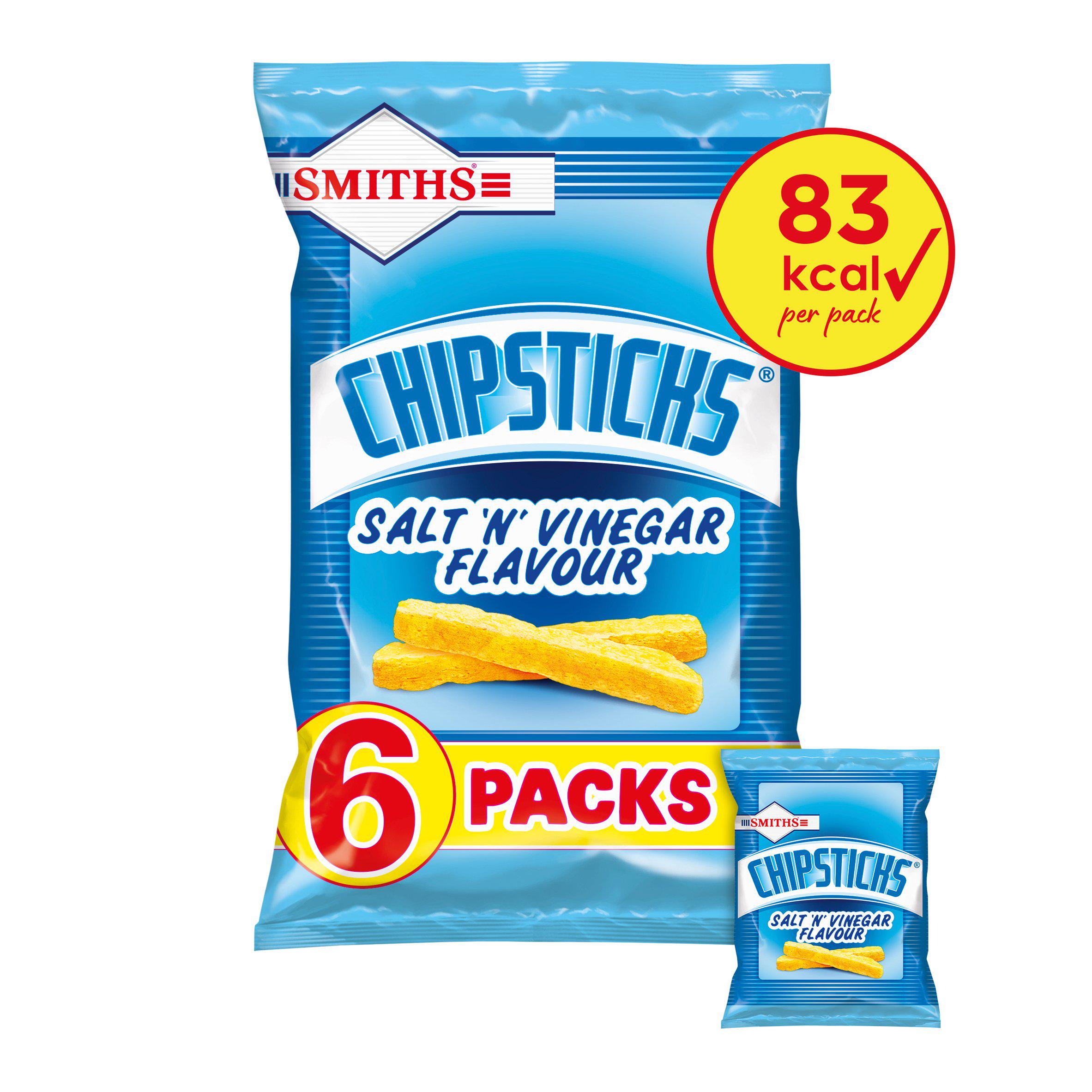 Chipsticks Salt 'N' Vinegar Multipack Snacks