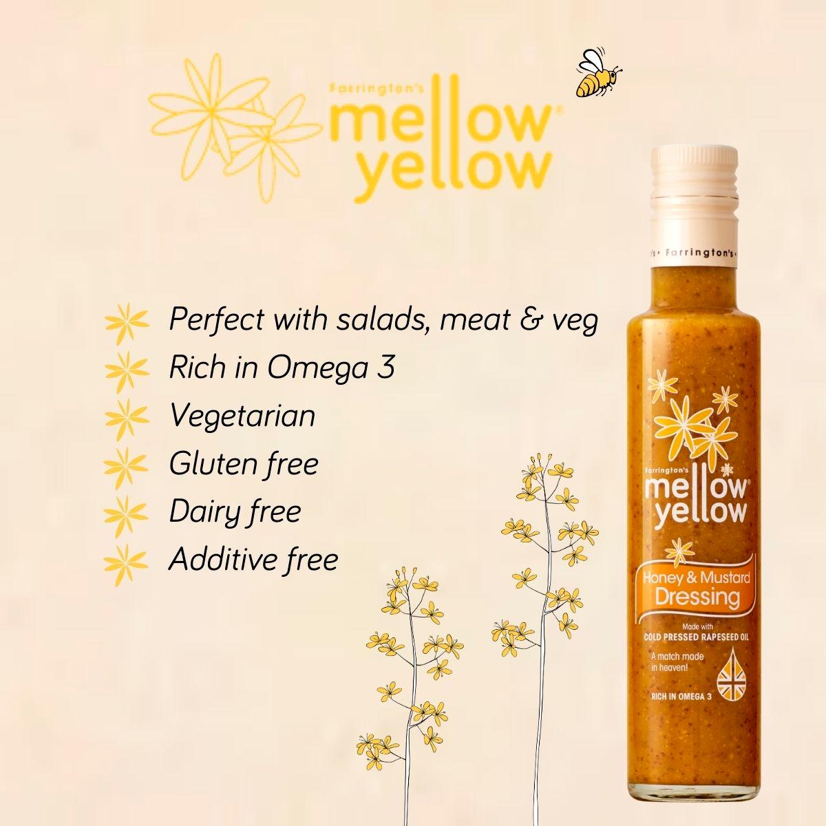 Farrington's Mellow Yellow Honey & Mustard Dressing 250ml thumbnail 4