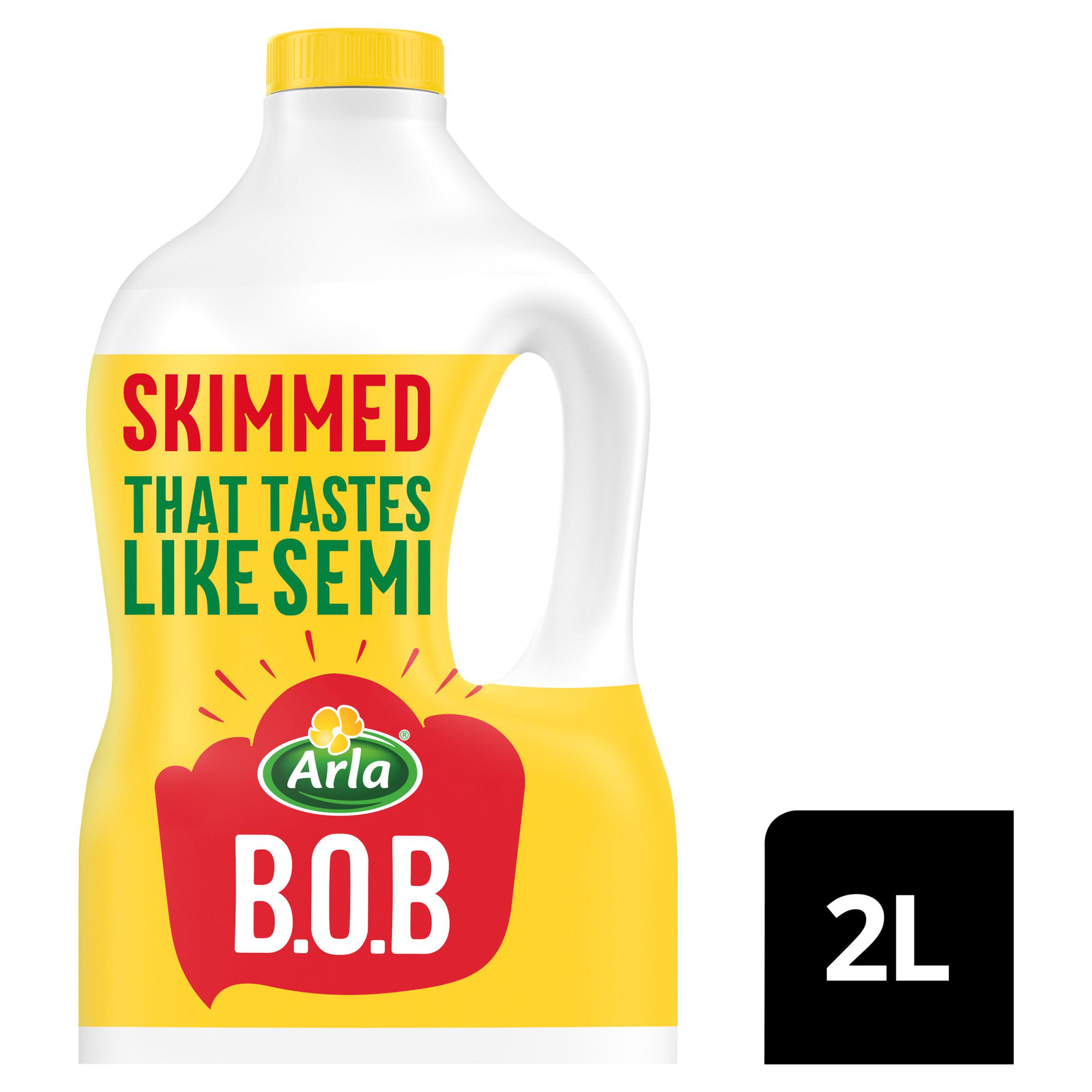 Arla BOB Skimmed Milk Tastes like Semi Skimmed