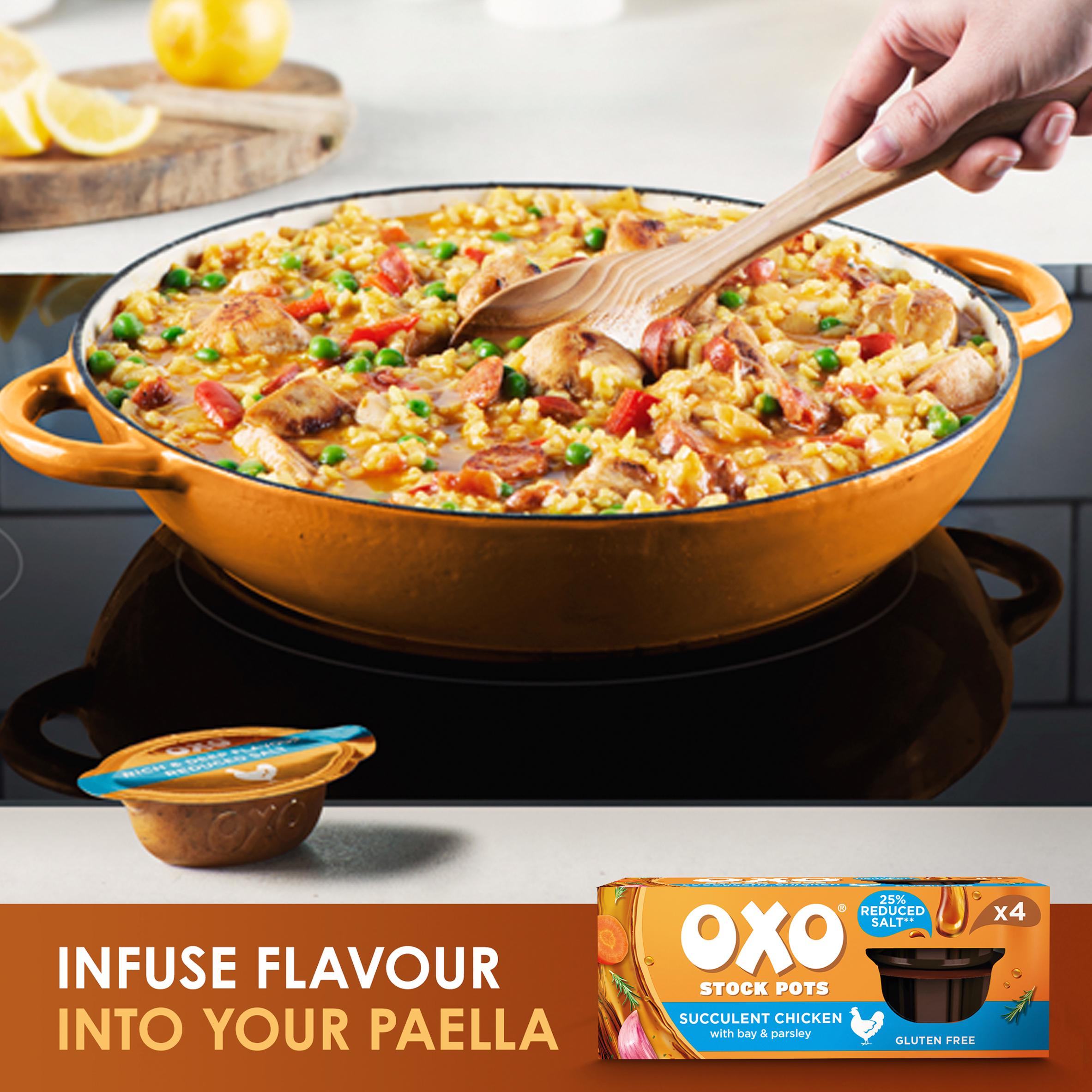 Oxo Reduced Salt Chicken with Bay and Parsley Stock Pots x4 80g thumbnail 5