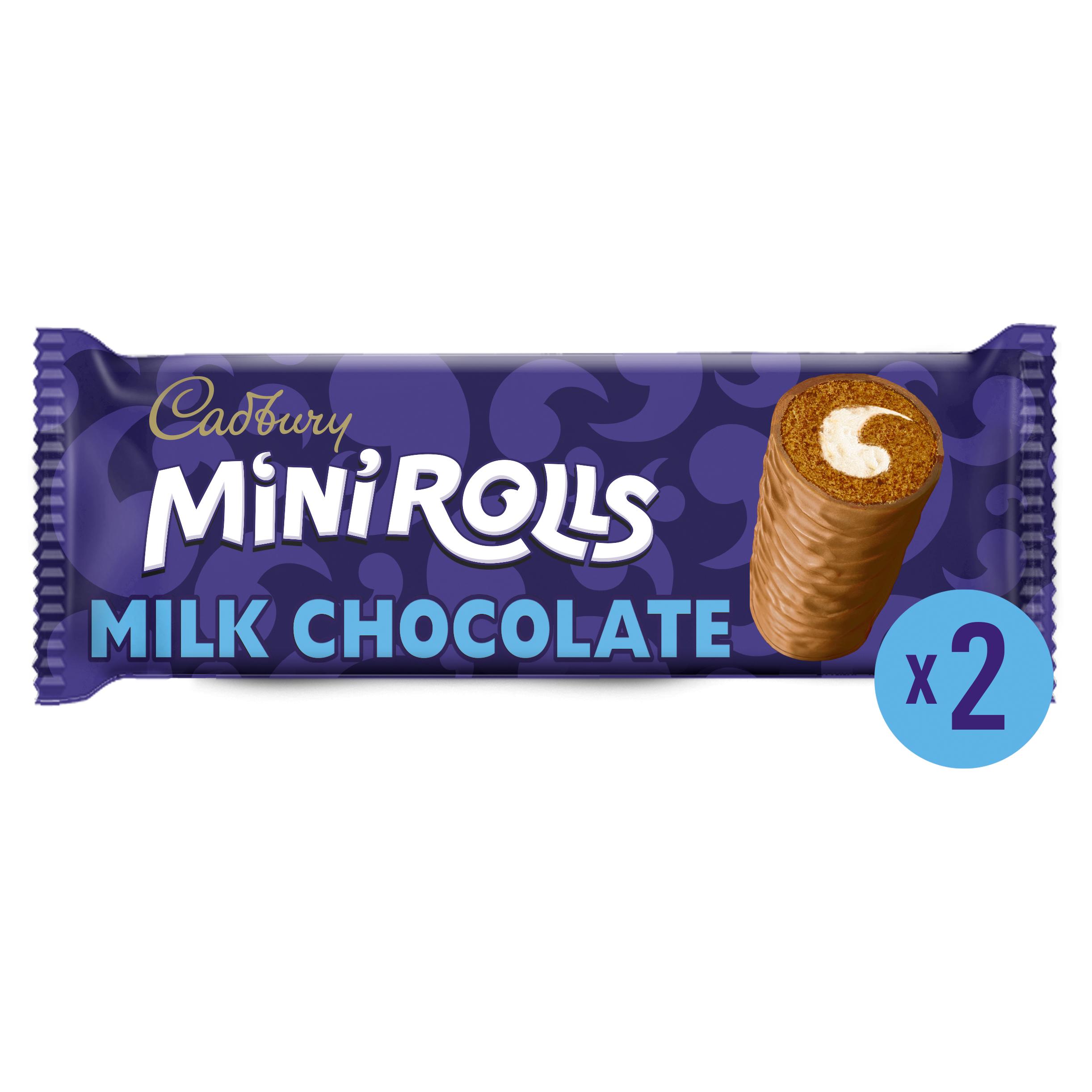 Cadbury Milk Chocolate Mini Rolls Cakes x2 thumbnail 3