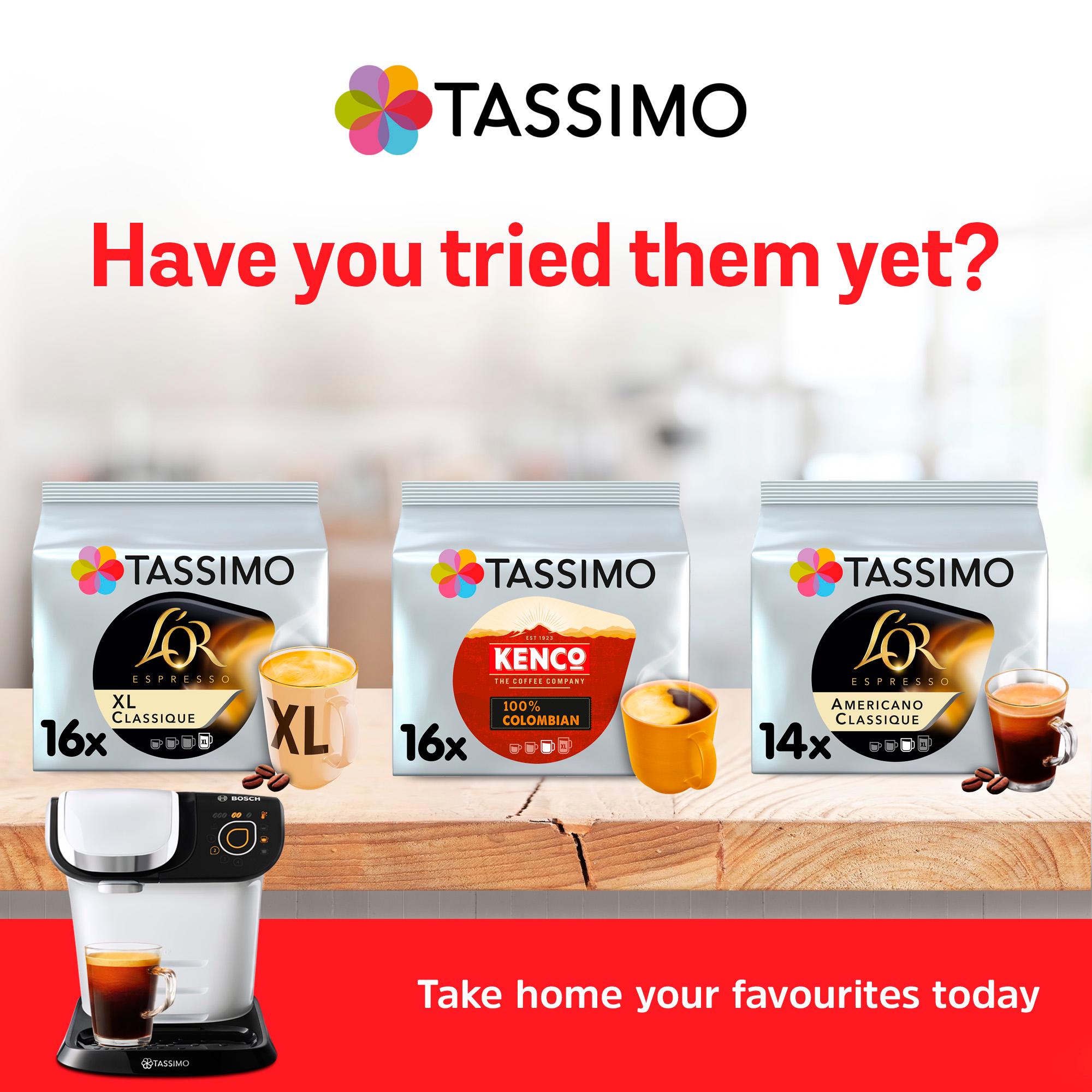 Tassimo Kenco Americano Grande XL Coffee Pods x16 thumbnail 3