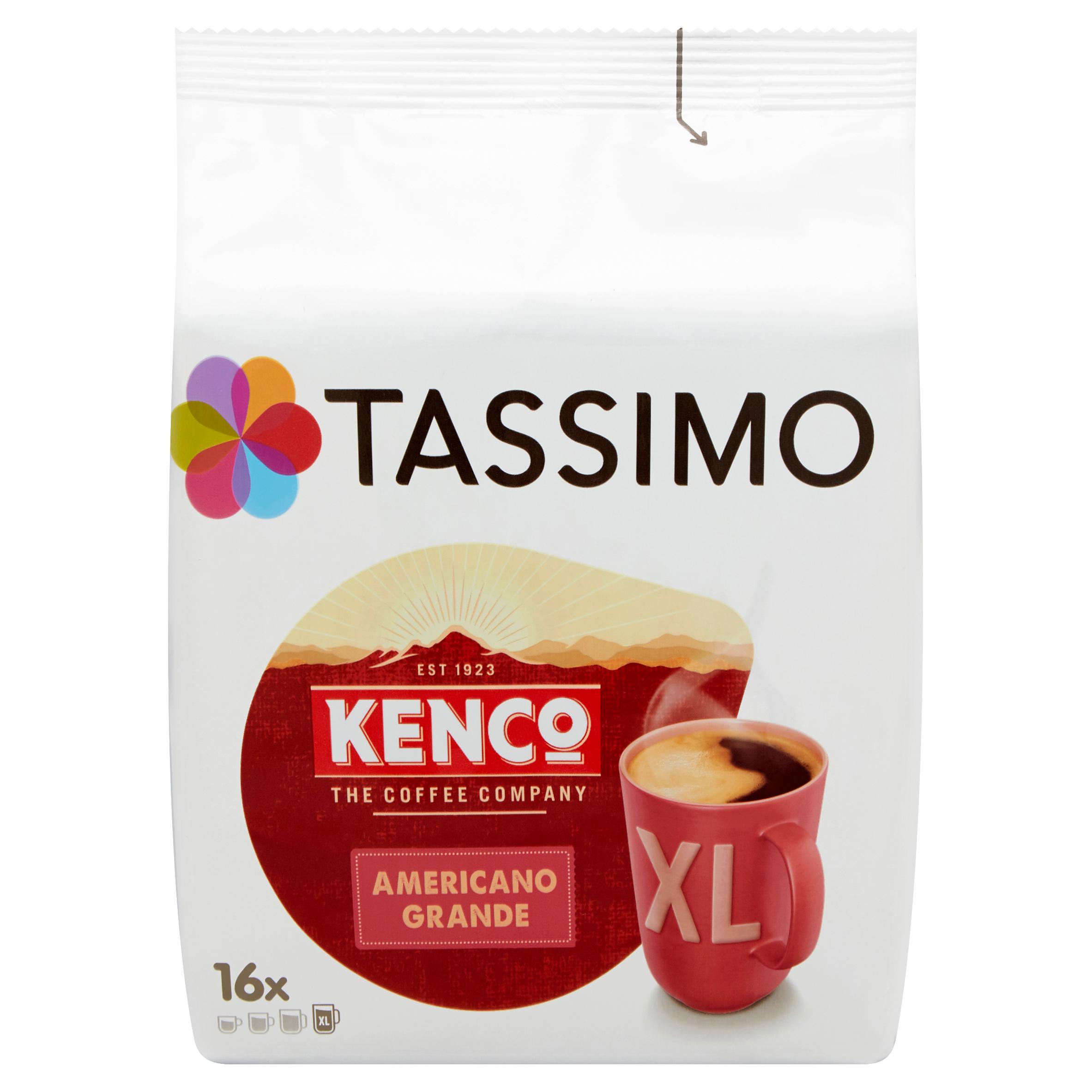 Tassimo Kenco Americano Grande XL Coffee Pods x16 thumbnail 6