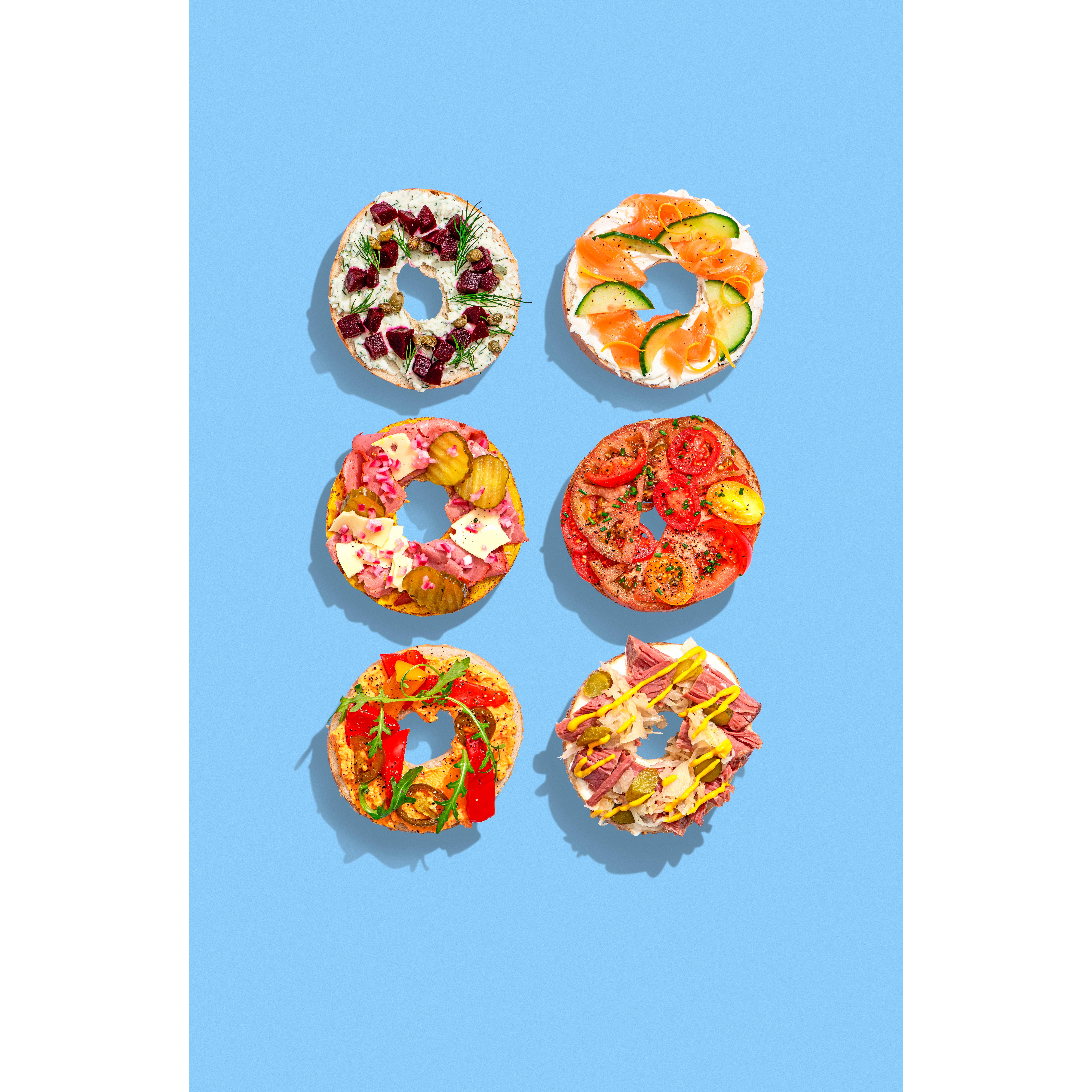 New York Bakery Co. Onion & Chive Bagels x5 thumbnail 2