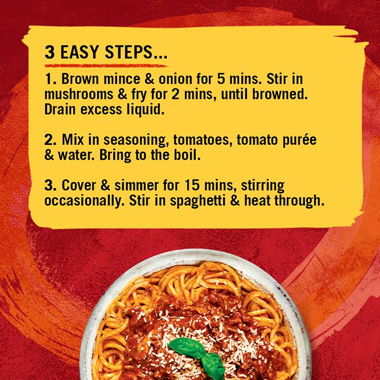 Schwartz Spaghetti Bolognese Recipe Mix 40g thumbnail 2