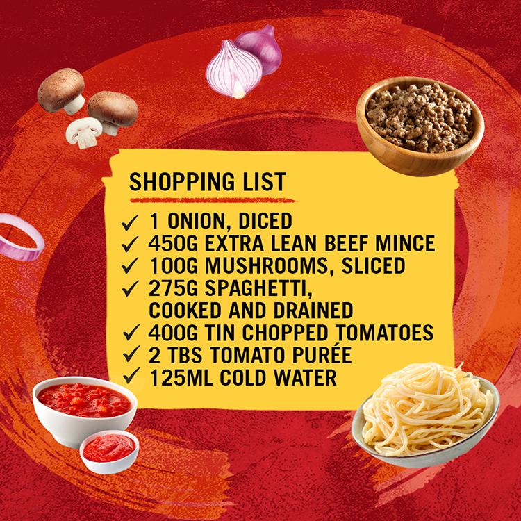Schwartz Spaghetti Bolognese Recipe Mix 40g thumbnail 3