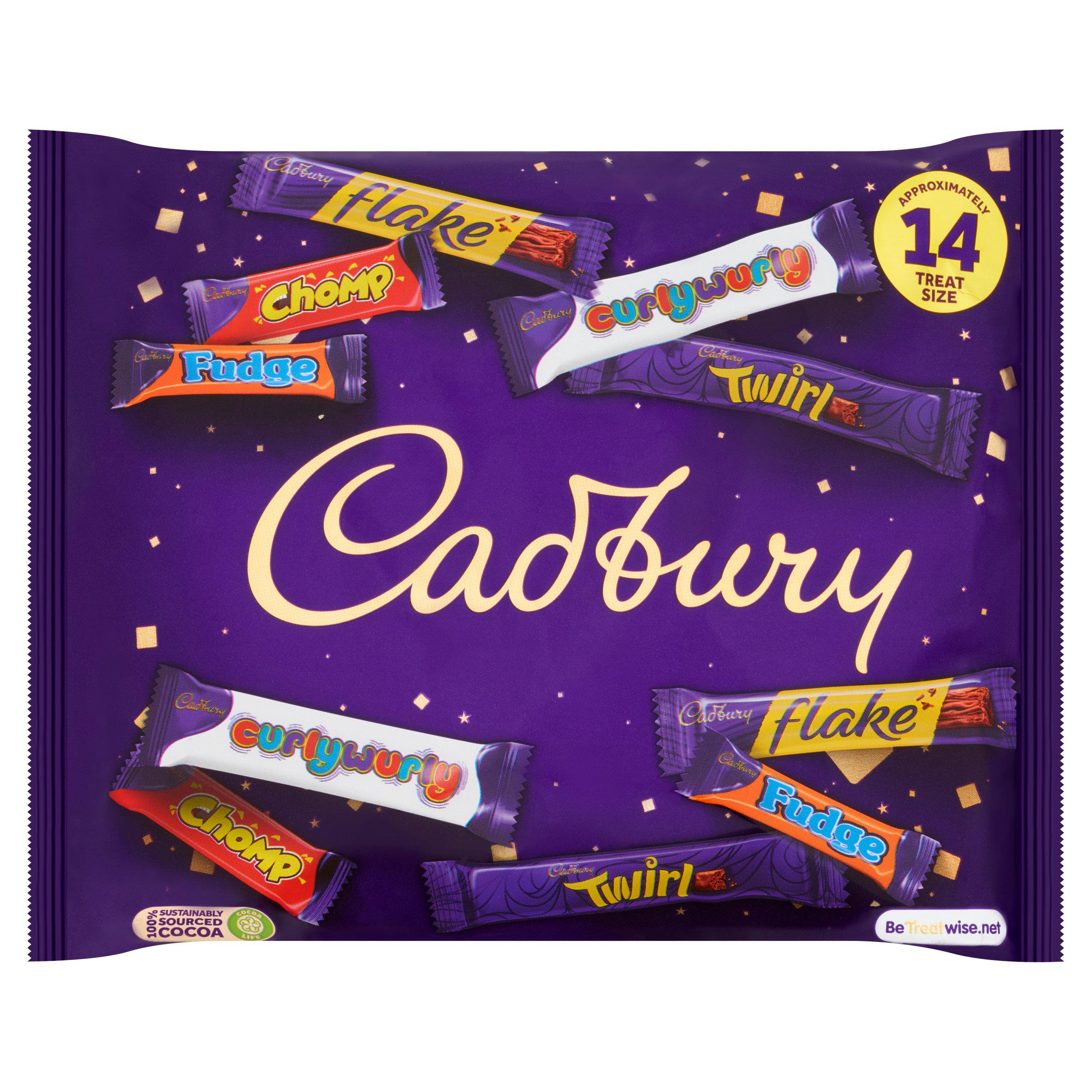 Cadbury 207g Treatsize Chocolate Variety Bag