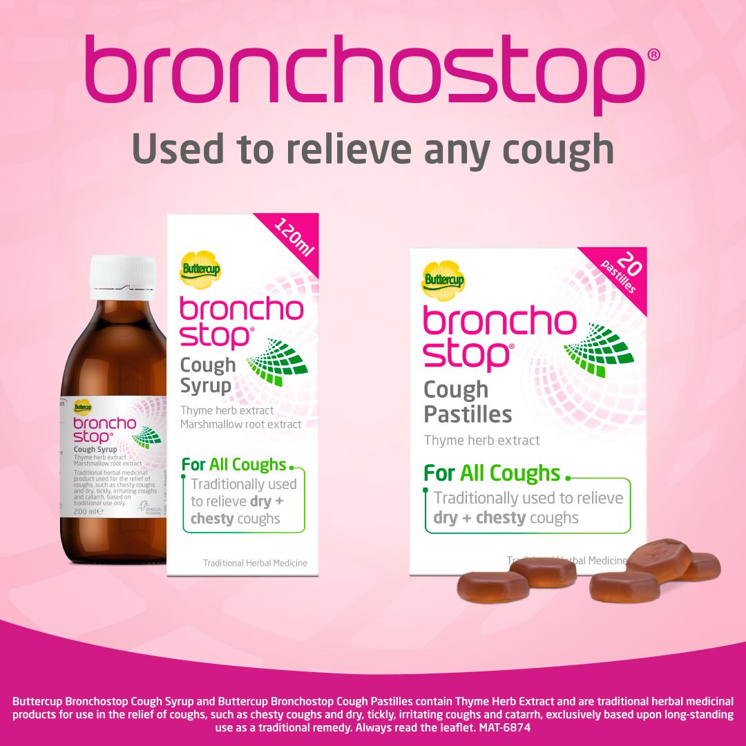 Bronchostop Cough On the Go Pastilles Pack x40 thumbnail 2