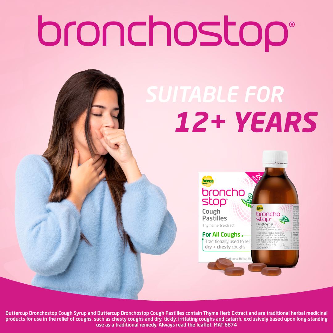 Bronchostop Cough On the Go Pastilles Pack x40 thumbnail 5
