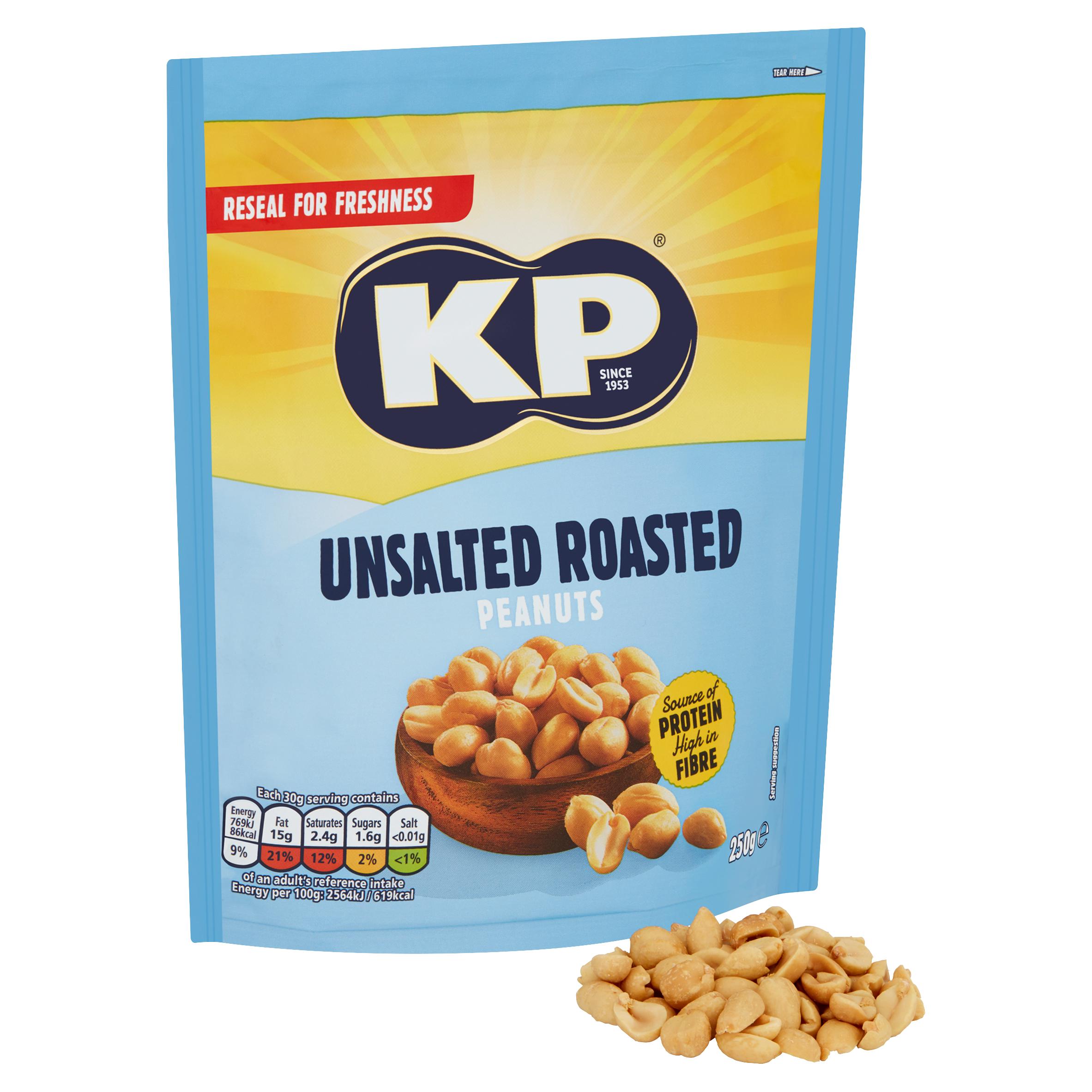 KP Roasted Peanuts, Unsalted 250g thumbnail 2