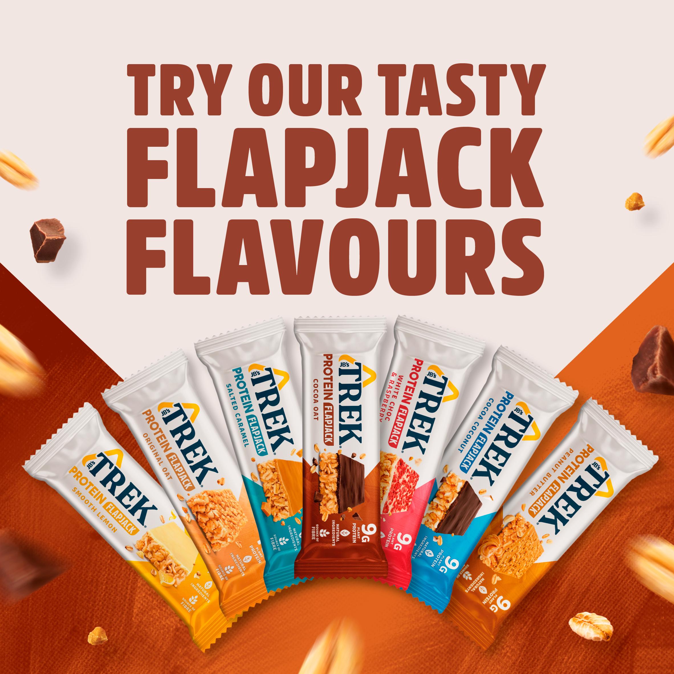 Trek Cocoa Oat Protein Flapjacks 3 x 50g thumbnail 4