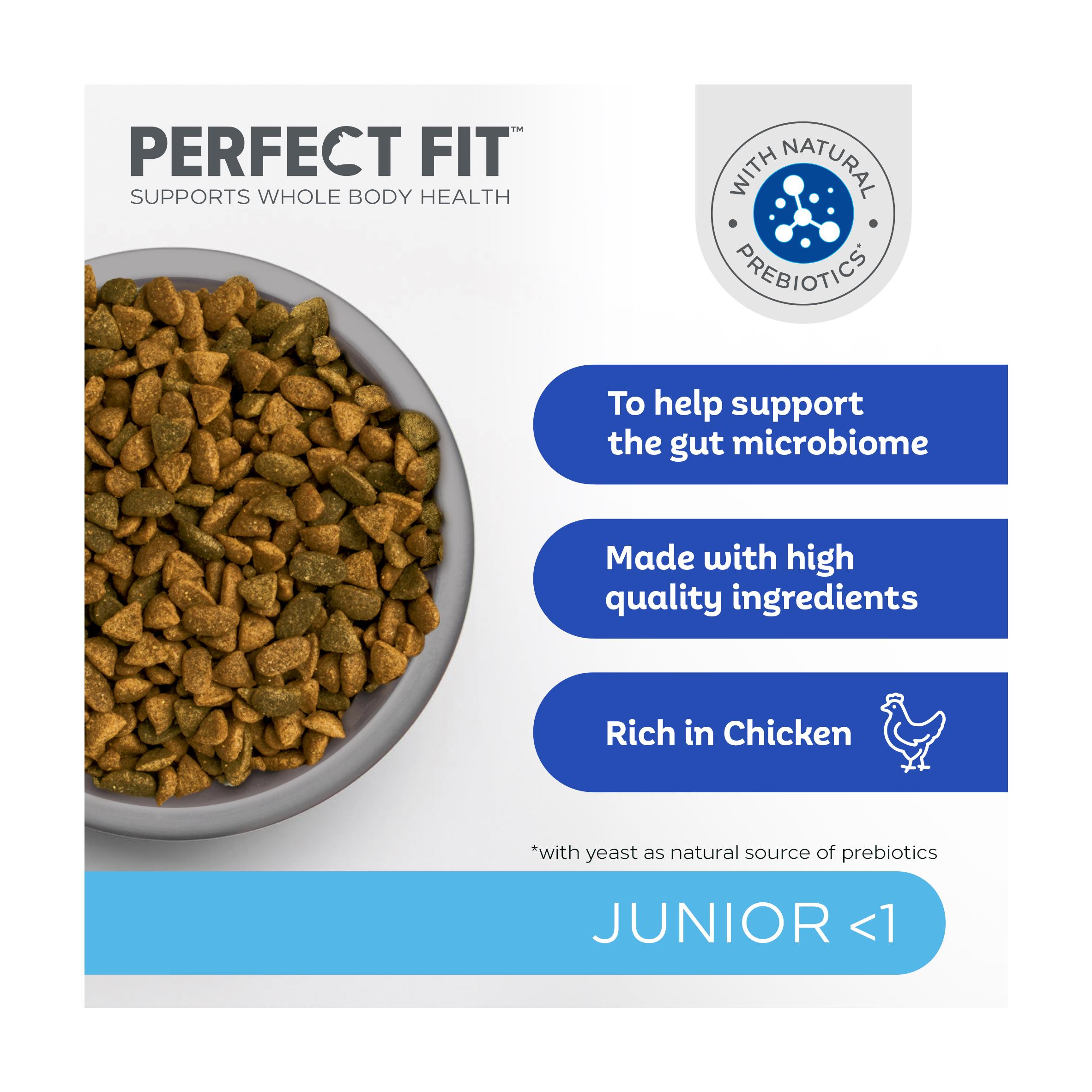 Perfect Fit Advanced Nutrition Kitten Complete Dry Chicken Cat Food 750g thumbnail 3