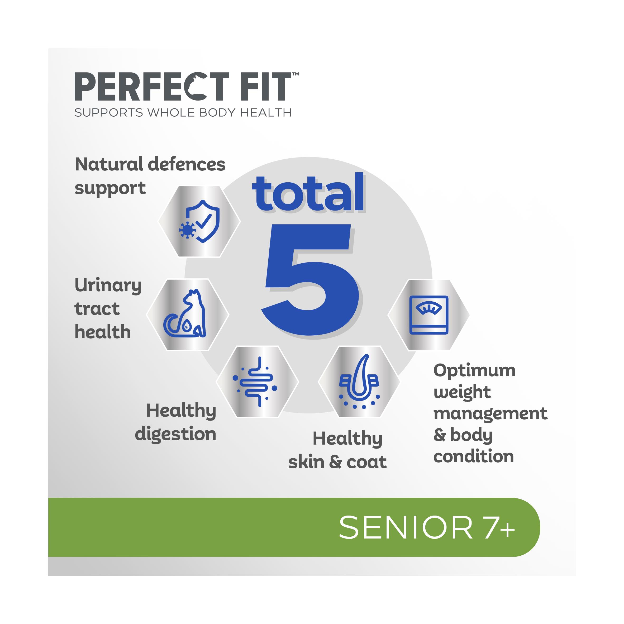 Perfect Fit Advanced Nutrition Senior Complete Dry Chicken Cat Food 750g thumbnail 3