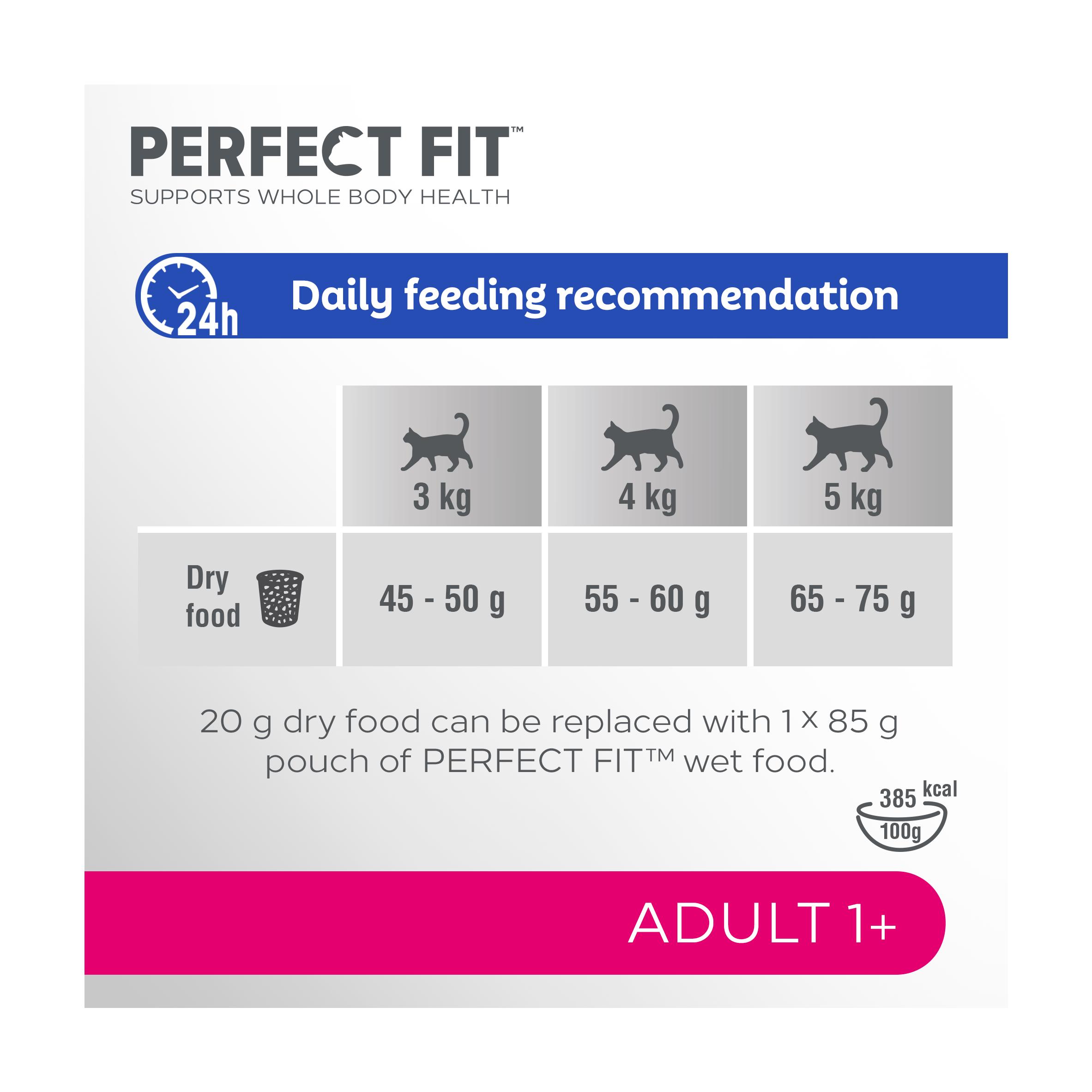 Perfect Fit Advanced Nutrition Adult Complete Dry Chicken Cat Food 750g thumbnail 4