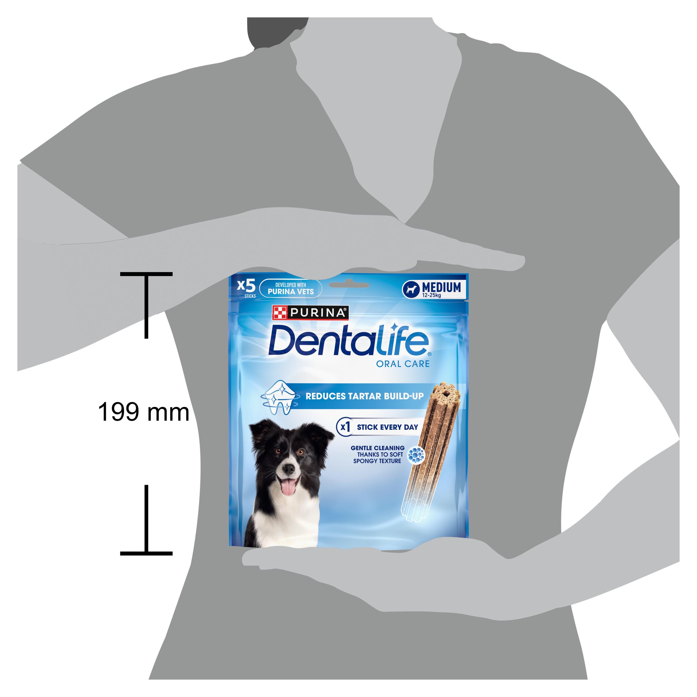 Dentalife Medium Dental Chicken Dog Chews Sticks x5 thumbnail 2